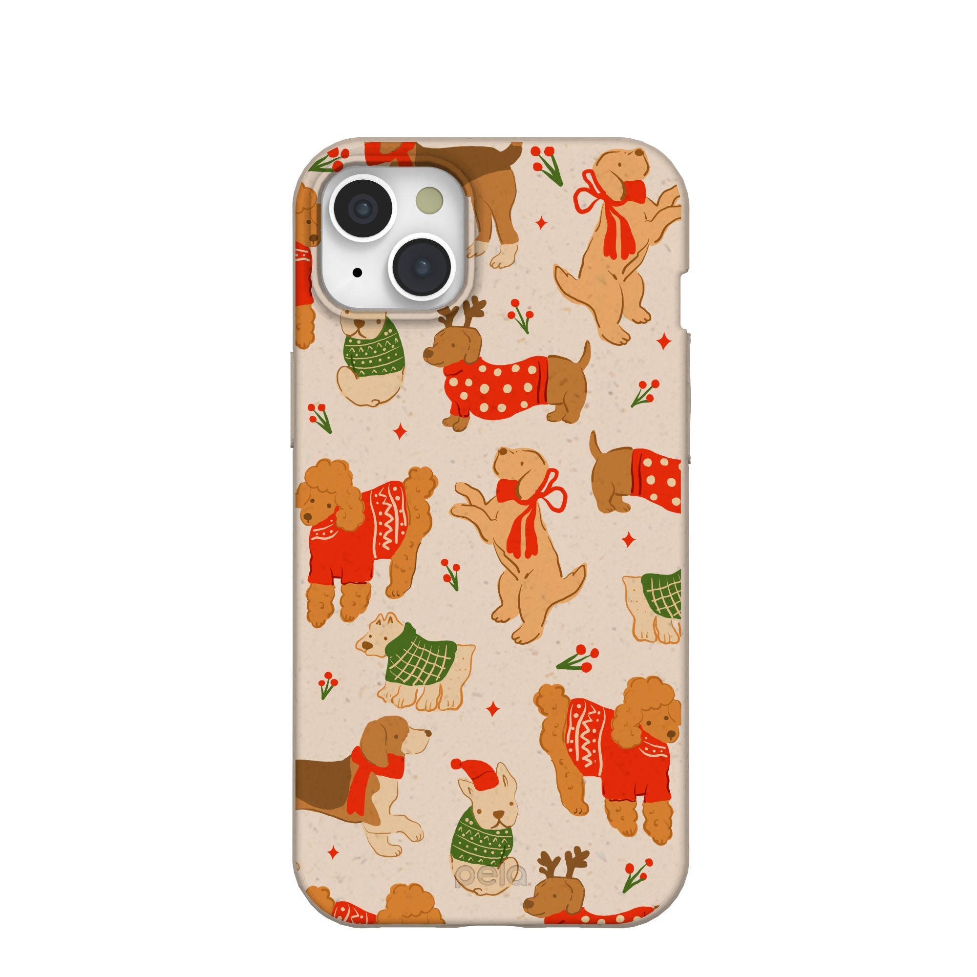 Seashell Jolly Doggos iPhone 15 Plus Case Refurbished - Pela Case refurbished available on Cerqular