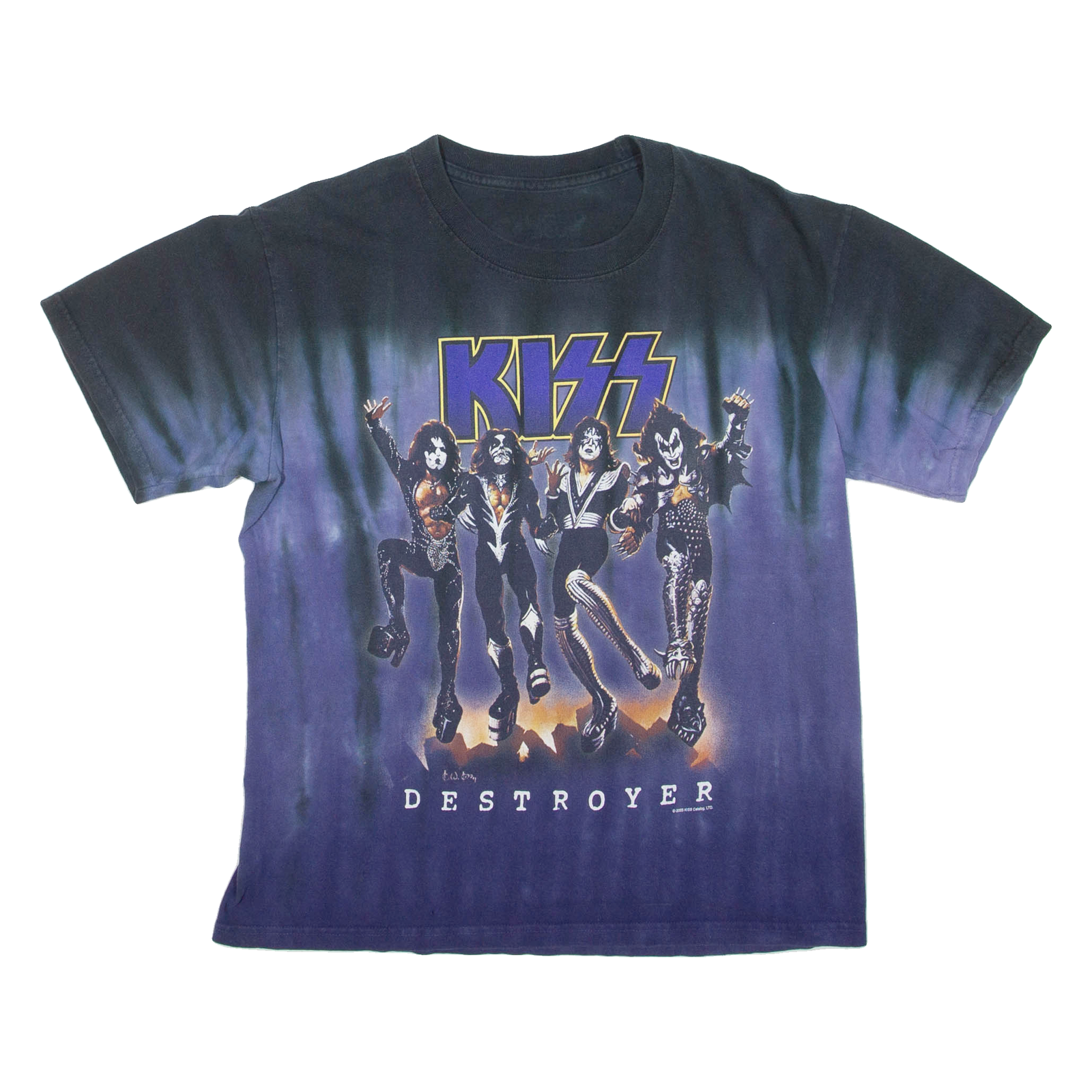 Kiss Destroyer Mens Band T-Shirt Purple M Refurbished - N/A refurbished available on Cerqular