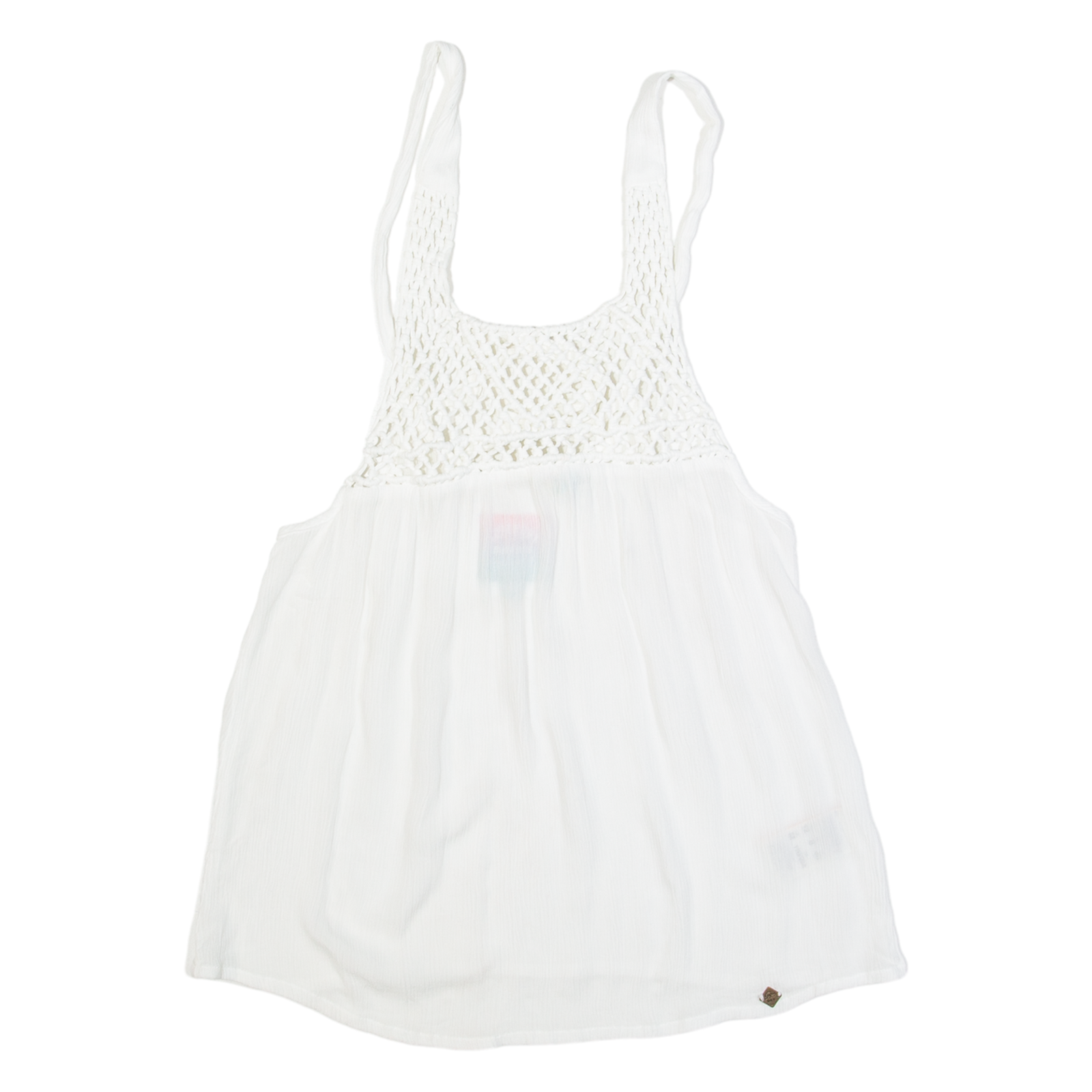 SUPERDRY Womens Smock Vest White Sleeveless UK 12 Refurbished - N/A refurbished available on Cerqular