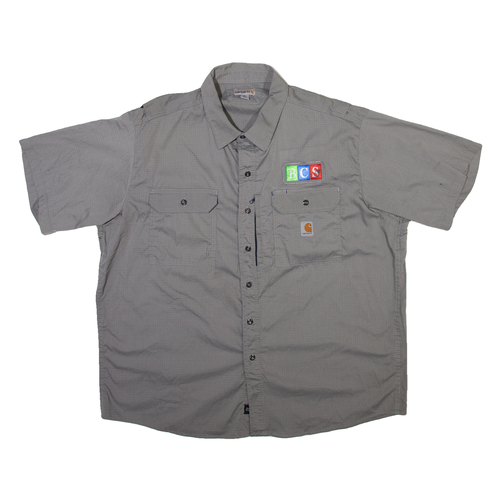 CARHARTT BCS Mens Plain Shirt Grey 2XL Refurbished - N/A refurbished available on Cerqular