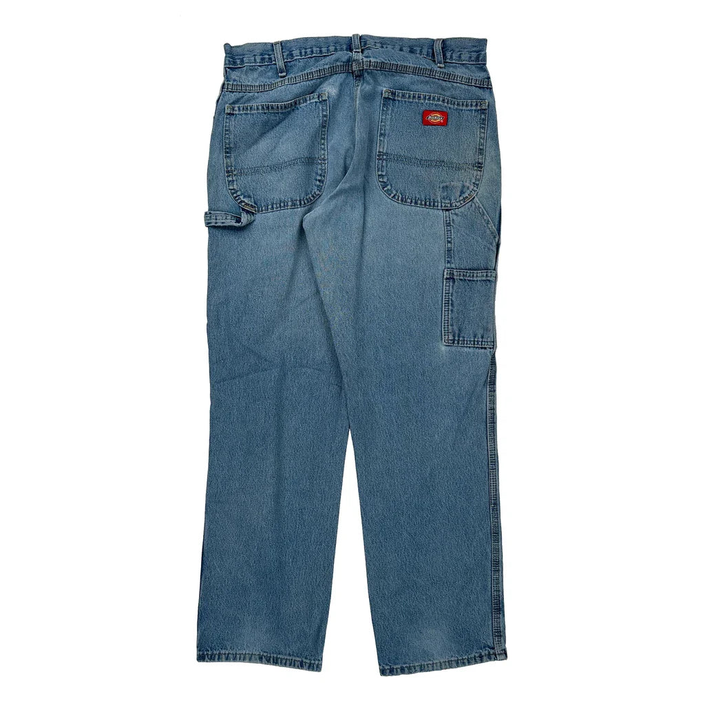 Dickies Carpenter Jeans - 32W 30L Blue Cotton Refurbished - Thrifted (note: this is a term often used to describe second- refurbished available on Cerqular