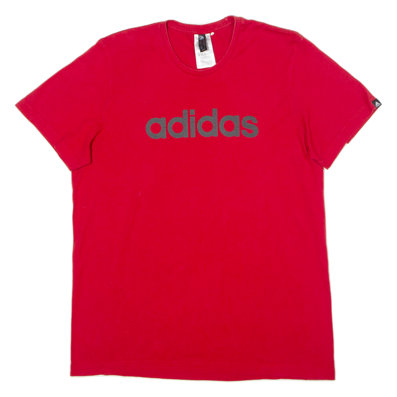 ADIDAS Mens T-Shirt Red Crew Neck M Refurbished - N/A refurbished available on Cerqular