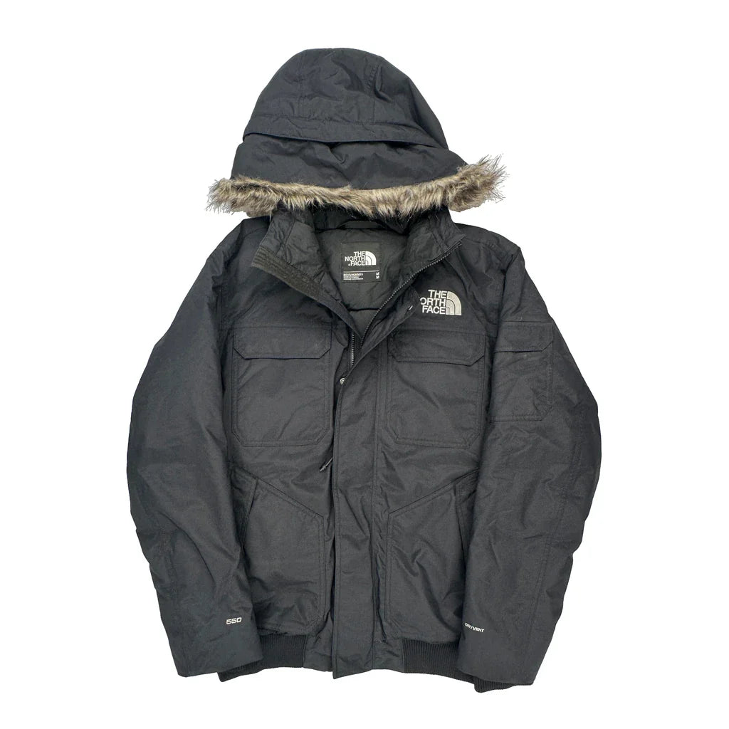 550 Fill Power The North Face Coat - Medium Black Polyester Refurbished - Thrifted (note: this is a term often used to describe second- refurbished available on Cerqular