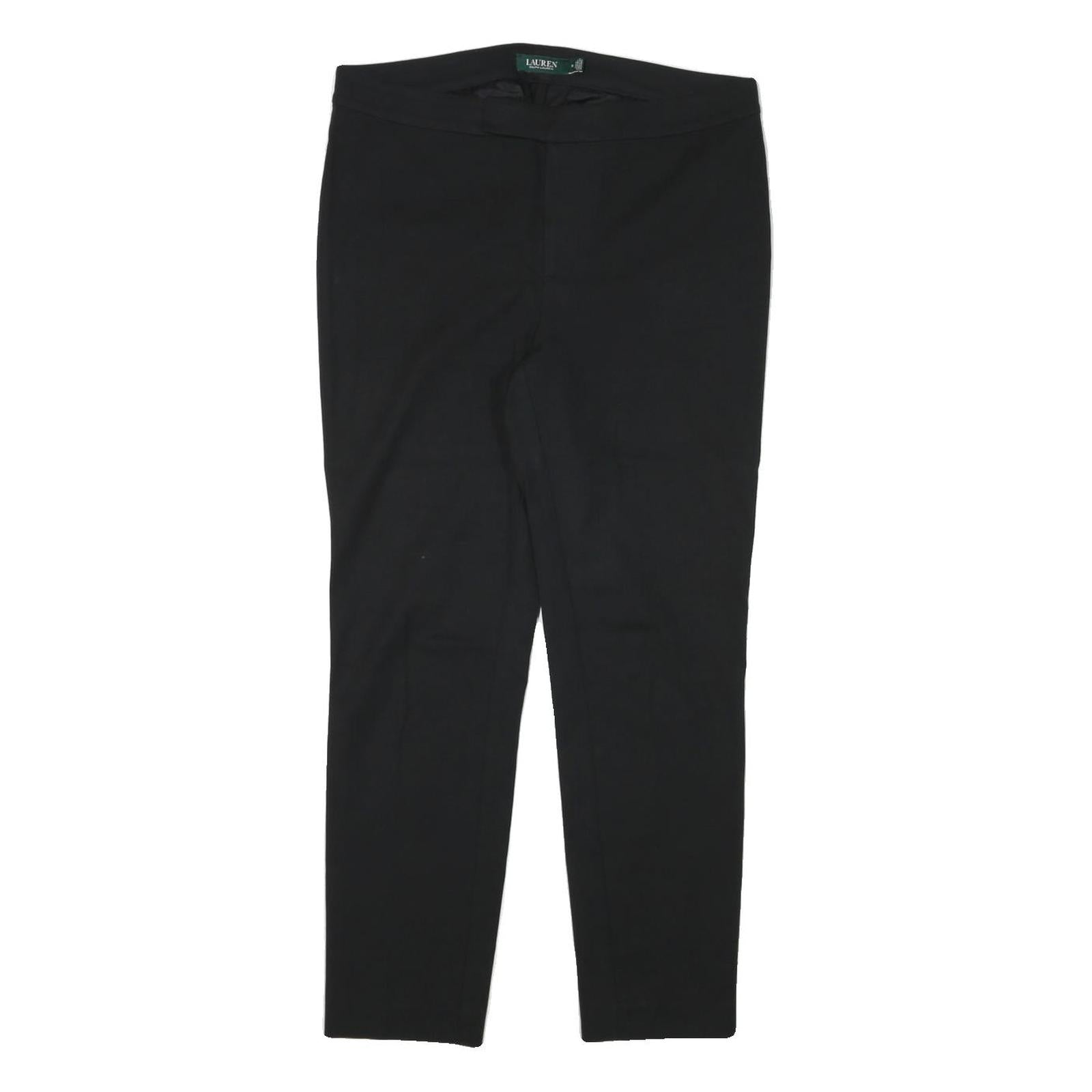 Buy LAUREN RALPH LAUREN Womens Polyester Blend Black Slim Tapered Trousers W32 L27 Refurbished - $41.59 LAUREN RALPH LAUREN Womens Polyester Blend Black Slim Tapered Trousers W32 L27 Refurbished - N/A refurbished available on Cerqular