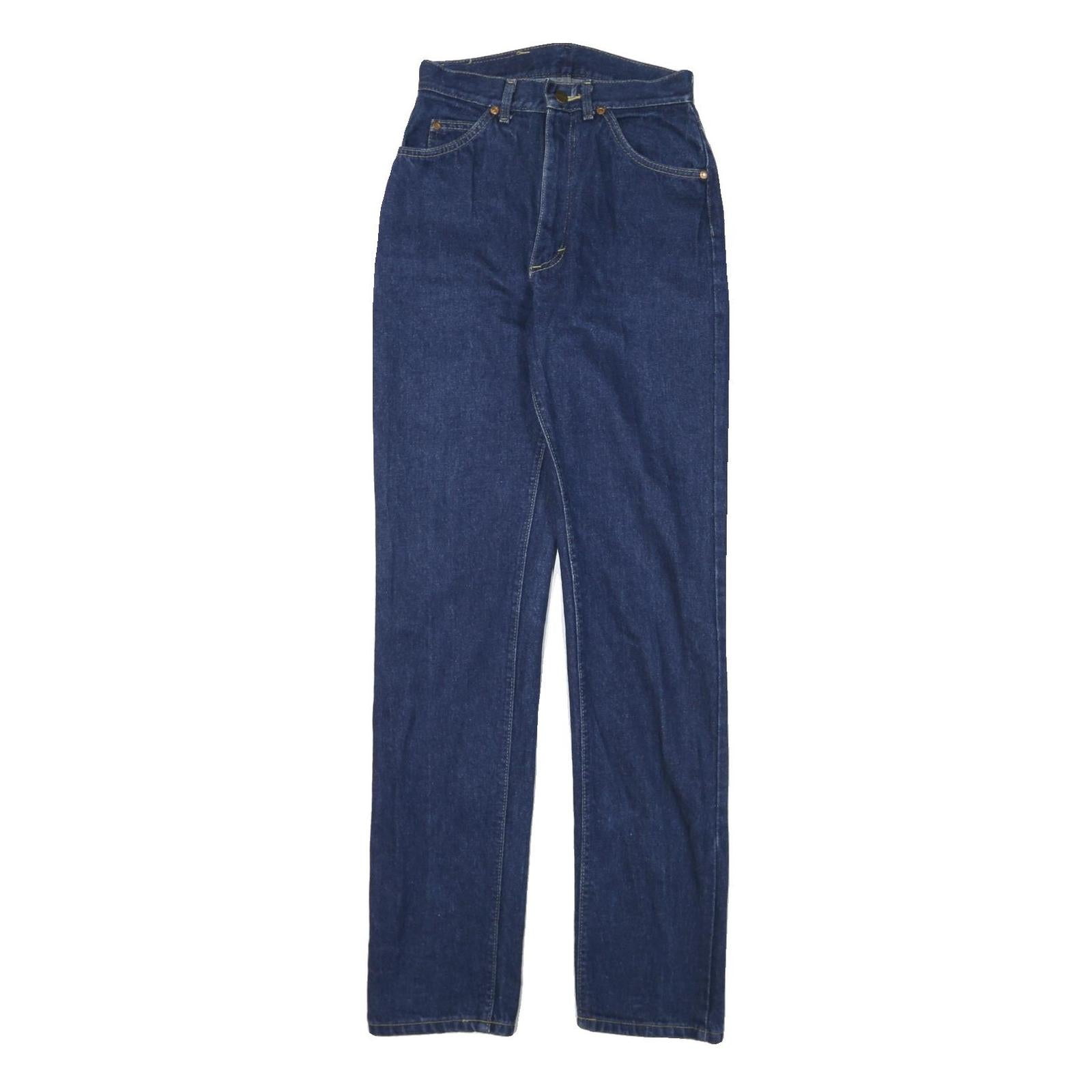 LEE Womens Regular Fit Blue Denim Jeans Cotton Blend Zip W24 L33 Classic Style Refurbished - N/A refurbished available on Cerqular