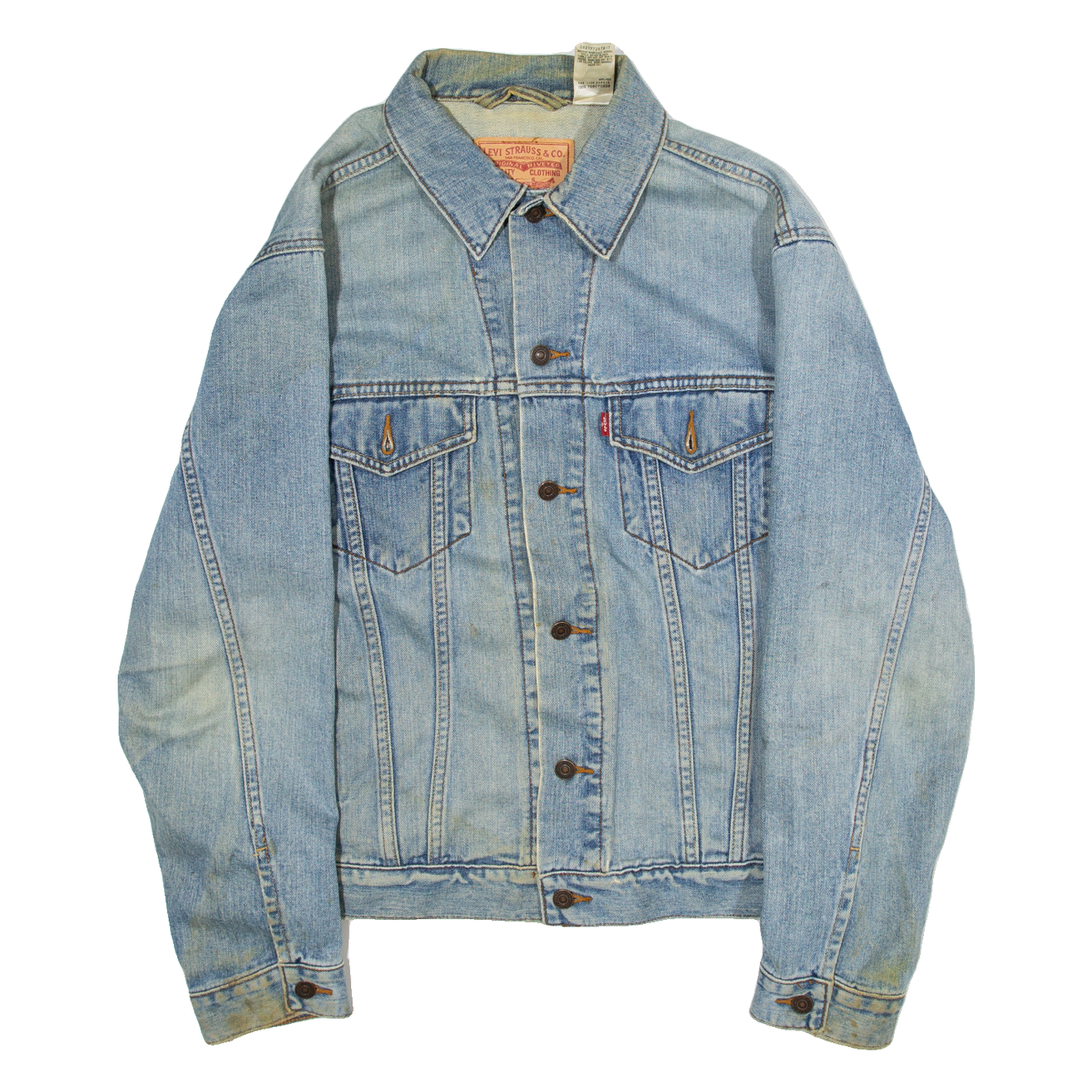 Buy LEVI'S Mens Denim Jacket Blue M Refurbished - $53.29 LEVI'S Mens Denim Jacket Blue M Refurbished - N/A refurbished available on Cerqular