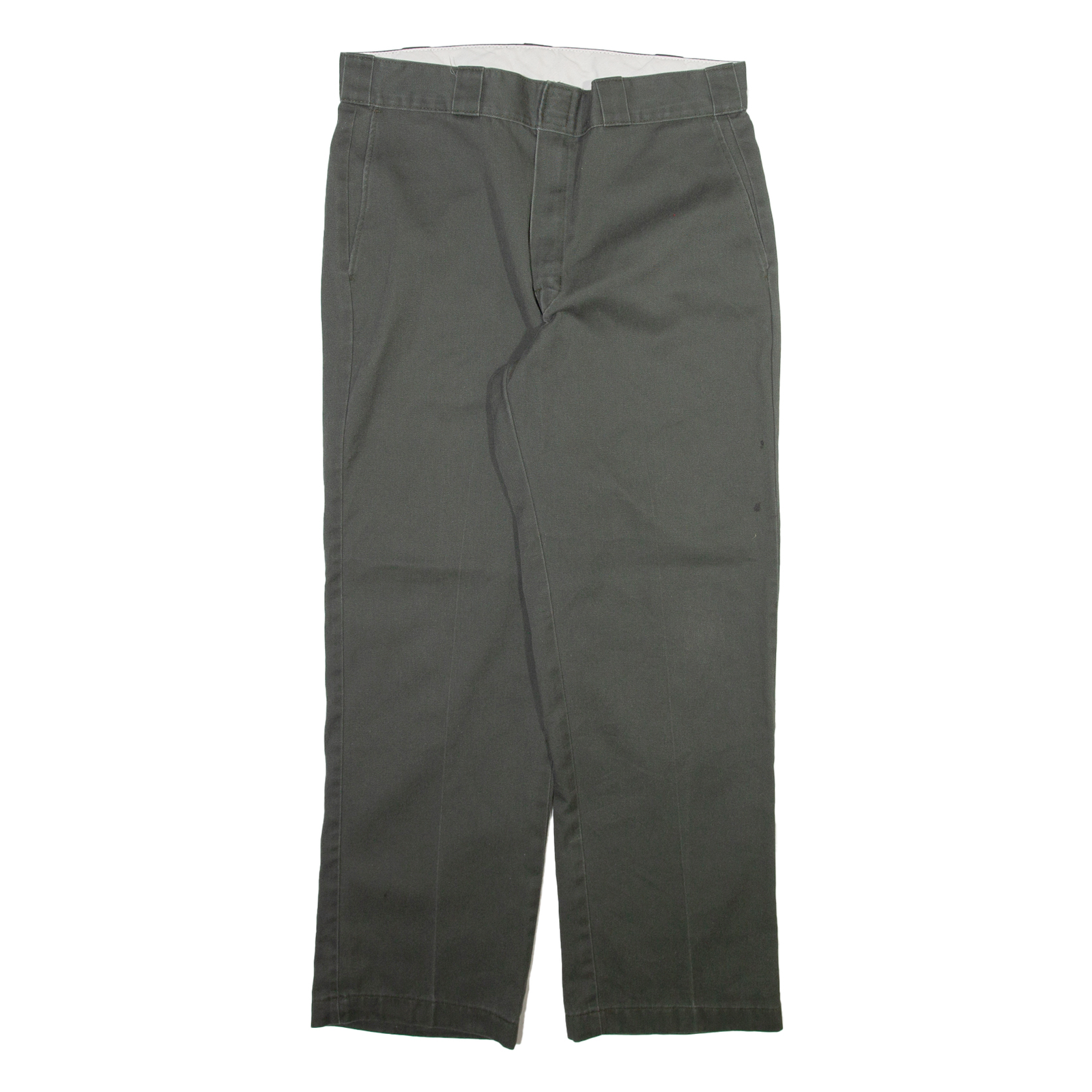DICKIES Mens Trousers Grey Regular Straight W34 L29 Refurbished - N/A refurbished available on Cerqular