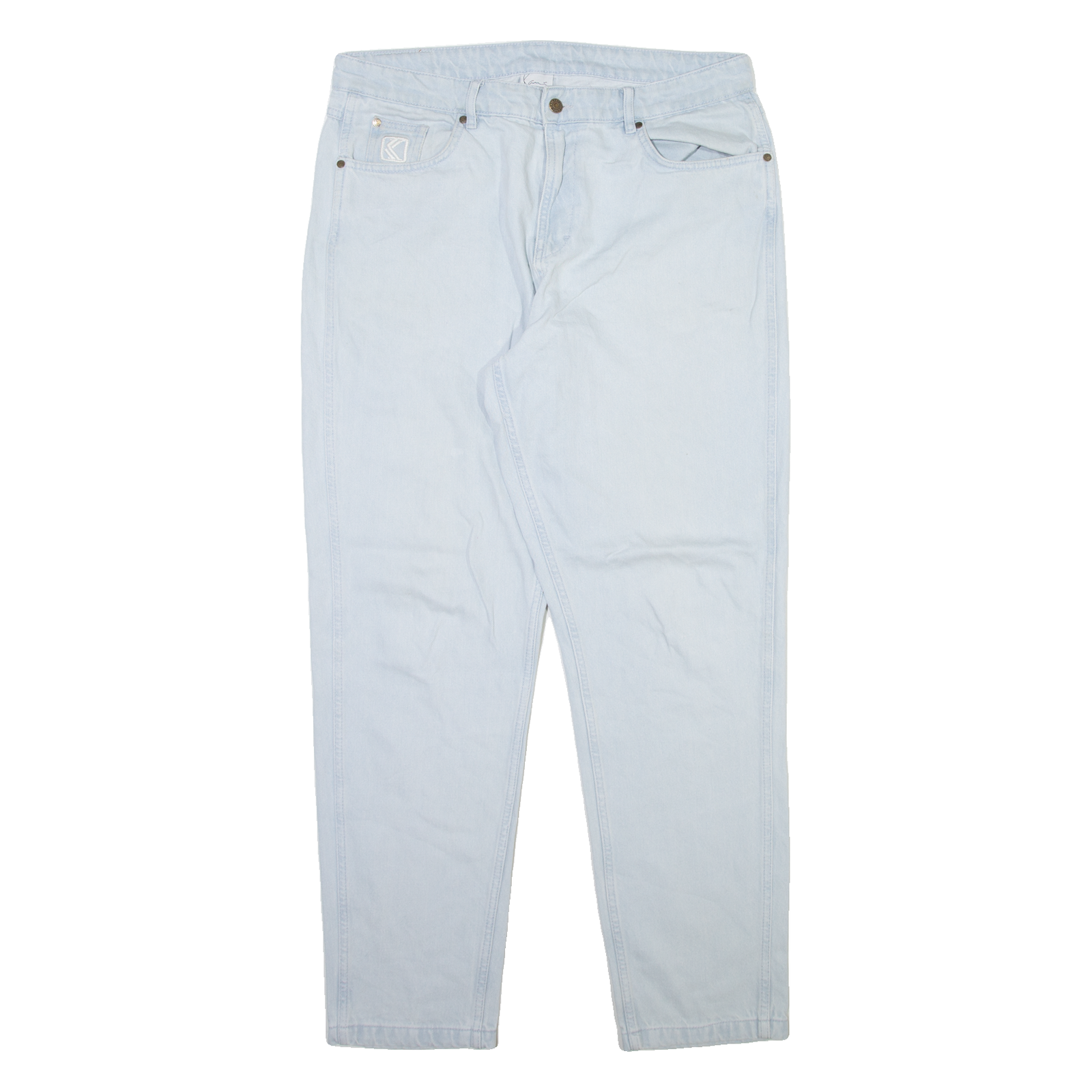 Buy KARL KANI Womens Jeans Blue Relaxed Tapered W36 L32 Refurbished - $30.41 KARL KANI Womens Jeans Blue Relaxed Tapered W36 L32 Refurbished - N/A refurbished available on Cerqular