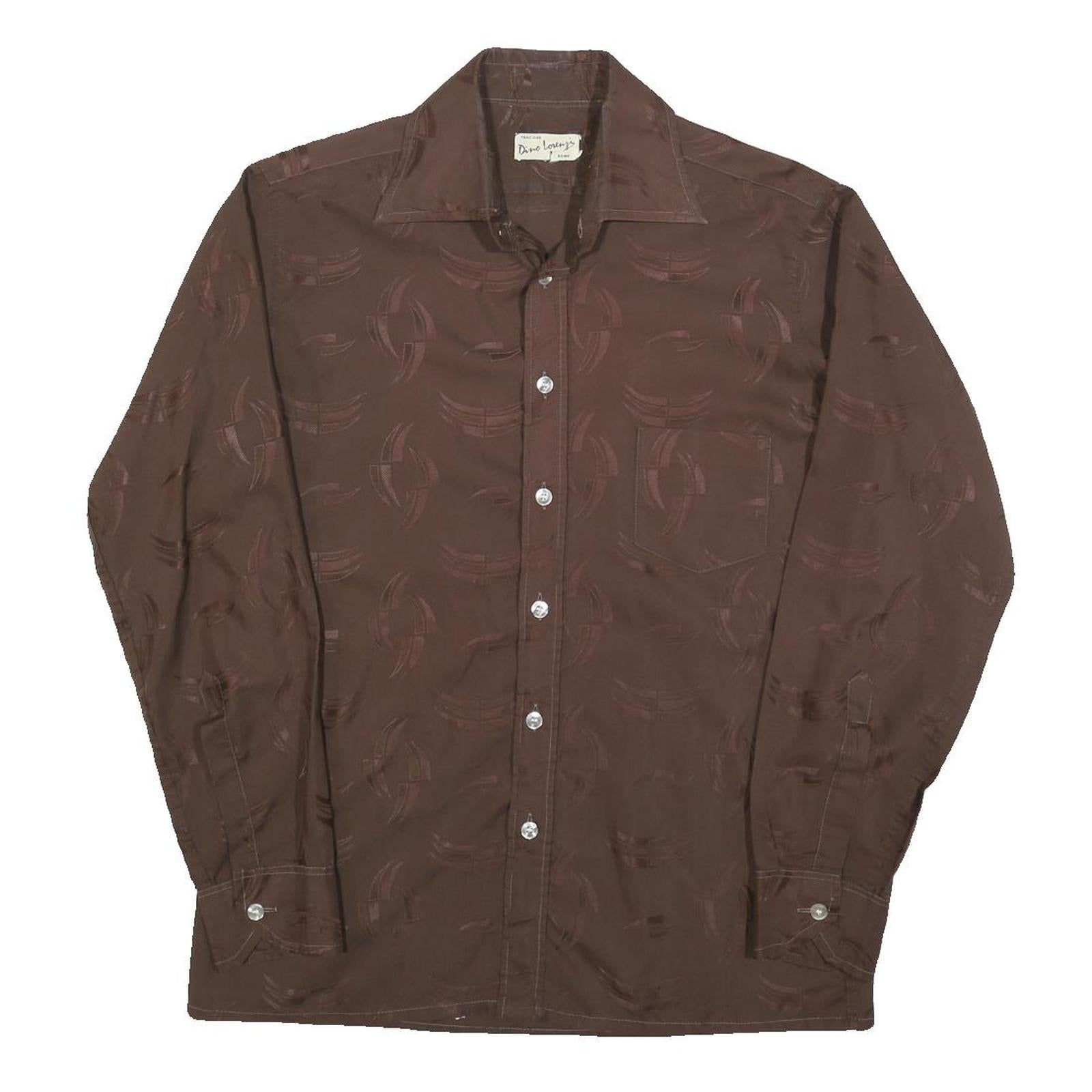 Buy DINO LORENZI Mens Brown Pattern Shirt S Stylish Long Sleeve Casual Refurbished - $19.49 DINO LORENZI Mens Brown Pattern Shirt S Stylish Long Sleeve Casual Refurbished - N/A refurbished available on Cerqular