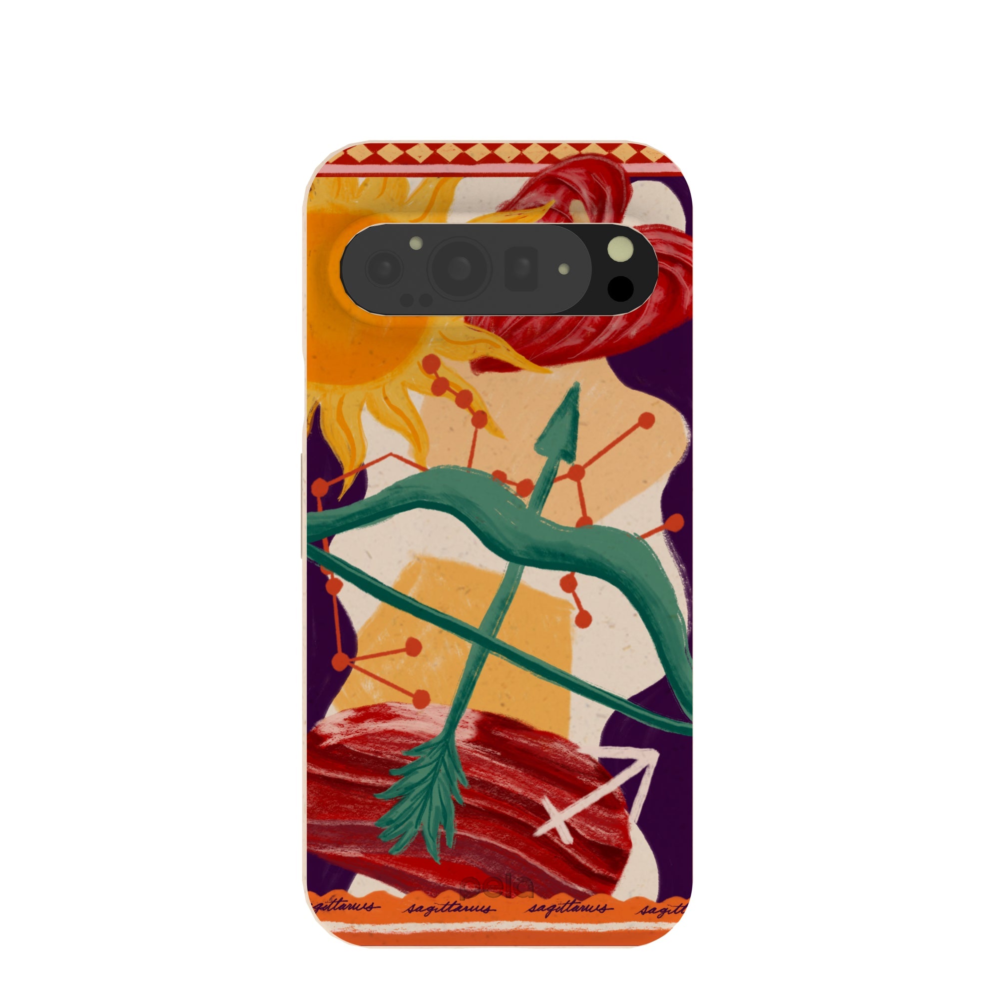 Seashell Sagittarius Archer Google Pixel 9 Pro XL Case Refurbished - Pela Case refurbished available on Cerqular