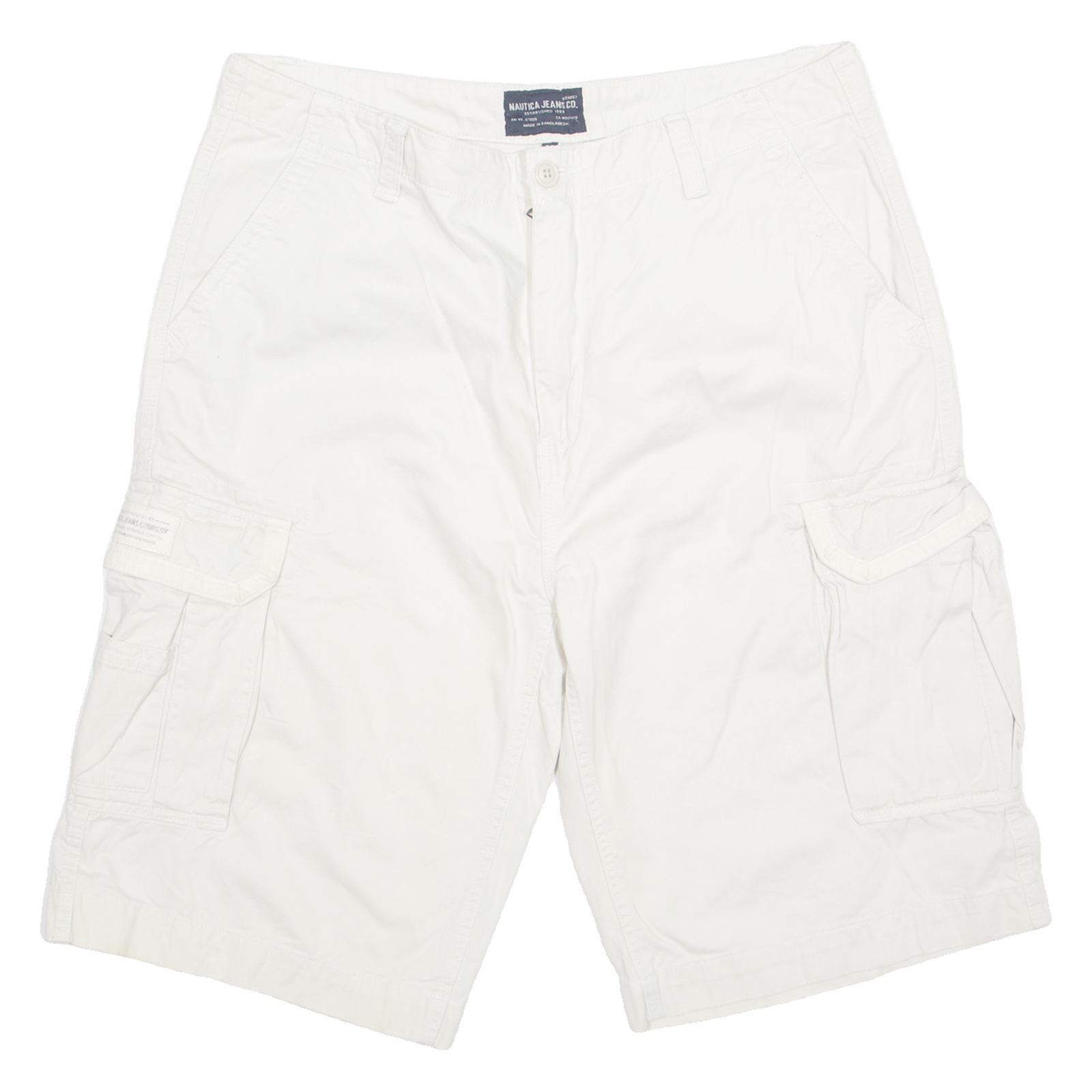 NAUTICA Mens Cargo Shorts Beige XL W36 Refurbished - N/A refurbished available on Cerqular