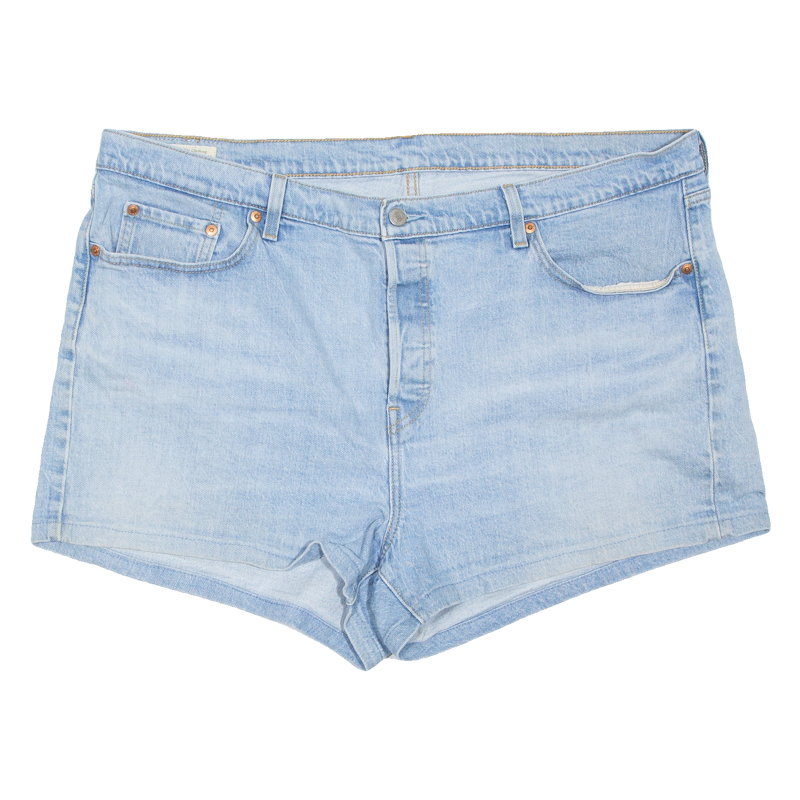 LEVI'S 501 BIG E Womens Denim Shorts Blue Relaxed 2XL W40 Refurbished - N/A refurbished available on Cerqular