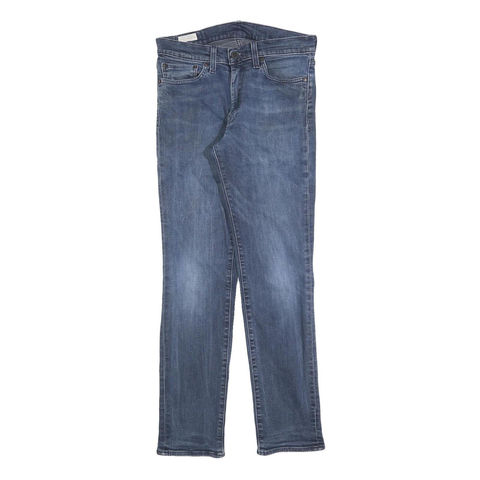 LEVI'S 511 Big E Mens Slim Blue Denim Medium W32 L32 Classic Fit Zip Jeans Refurbished - N/A refurbished available on Cerqular