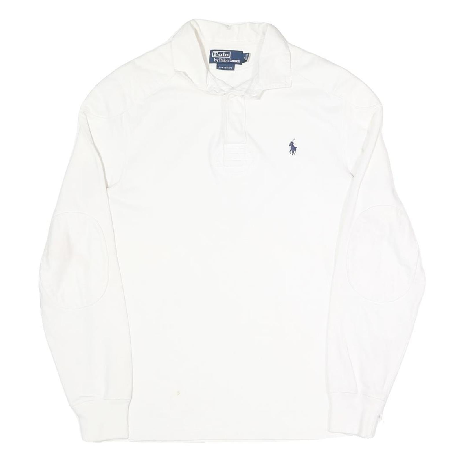 Buy POLO RALPH LAUREN Mens White Long Sleeve Plain S Cotton Blend Polo Shirt Refurbished - $62.39 POLO RALPH LAUREN Mens White Long Sleeve Plain S Cotton Blend Polo Shirt Refurbished - N/A refurbished available on Cerqular