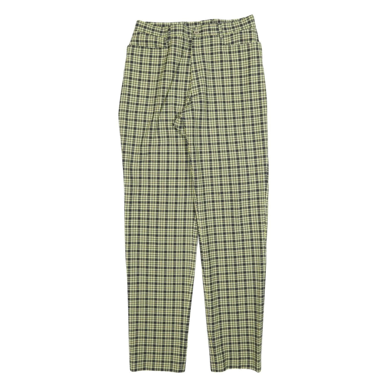 ELLE ET LYI Womens Regular Fit Black & Yellow Checked Trousers W30 L32 Stylish Refurbished - N/A refurbished available on Cerqular