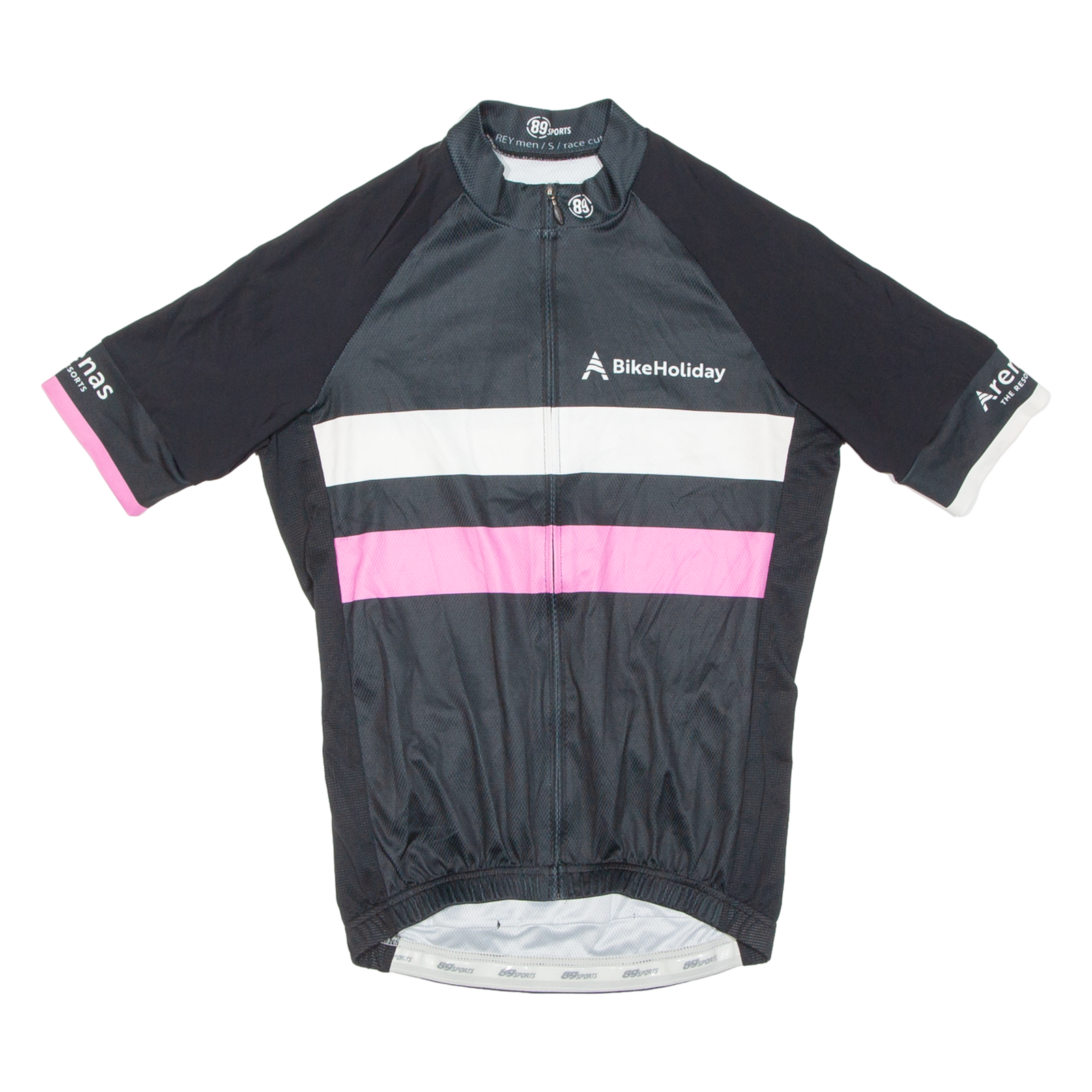 Cycling Mens Jersey Black Full Zip S Refurbished - N/A refurbished available on Cerqular