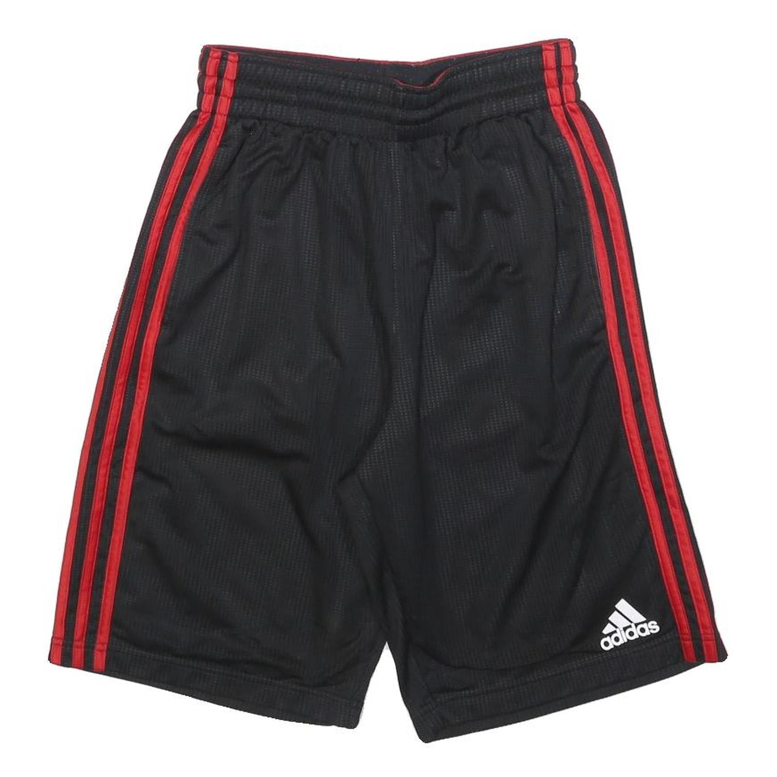 ADIDAS Mens Shorts Black & Red Sports Casual M W28 Polyester Refurbished - N/A refurbished available on Cerqular