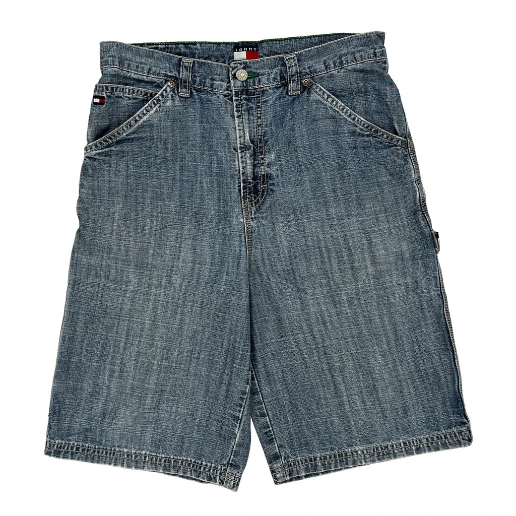 Buy Tommy Jeans Denim Shorts - 28W 10L Blue Denim Refurbished - $22.10 Tommy Jeans Denim Shorts - 28W 10L Blue Denim Refurbished - Thrifted (note: this is a term often used to describe second- refurbished available on Cerqular