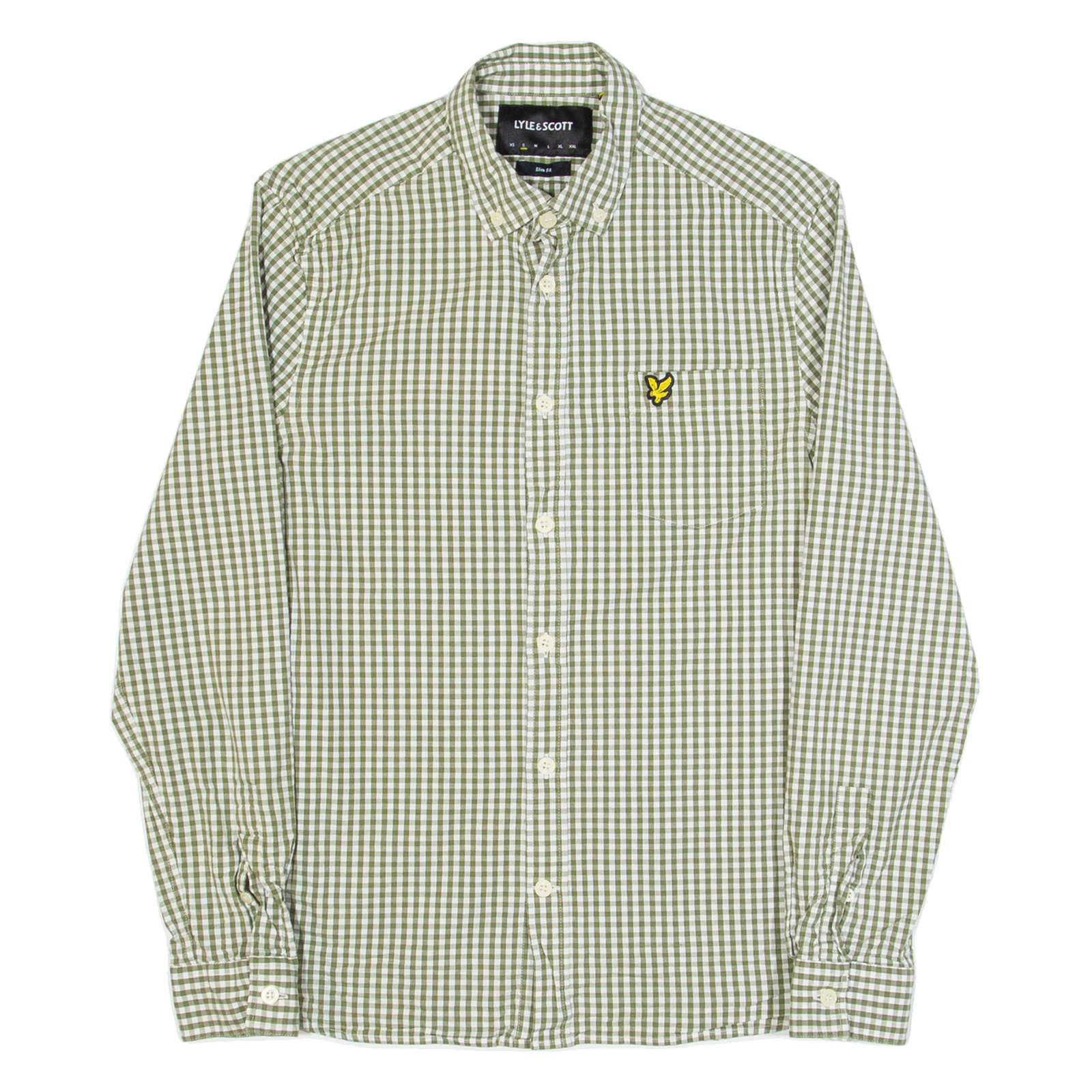 Buy LYLE & SCOTT Slim Fit Mens Shirt Green Gingham Long Sleeve S Refurbished - $27.29 LYLE & SCOTT Slim Fit Mens Shirt Green Gingham Long Sleeve S Refurbished - N/A refurbished available on Cerqular