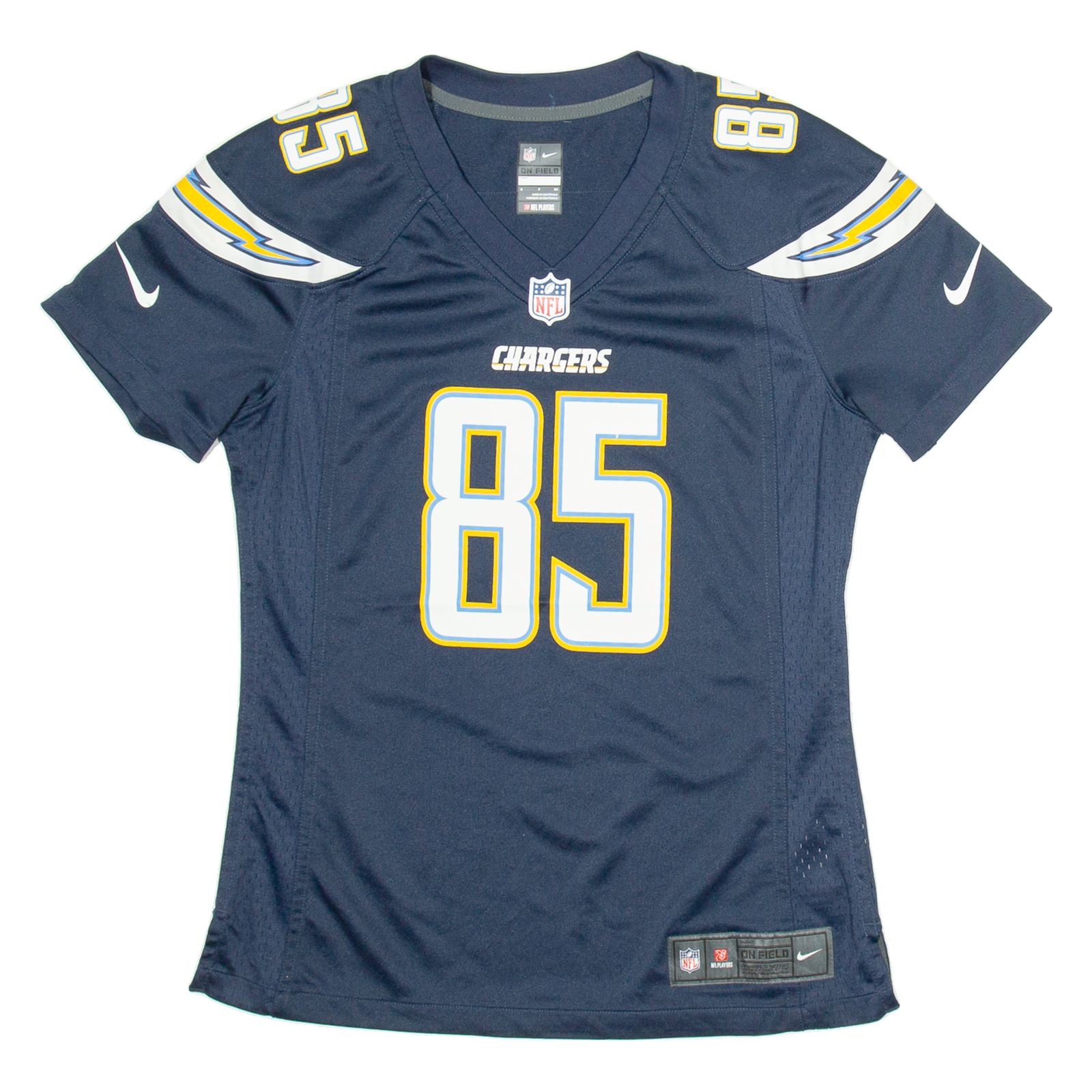 NIKE Chargers 85 Gates Mens Football Shirt Jersey Blue USA V-Neck S Refurbished - N/A refurbished available on Cerqular