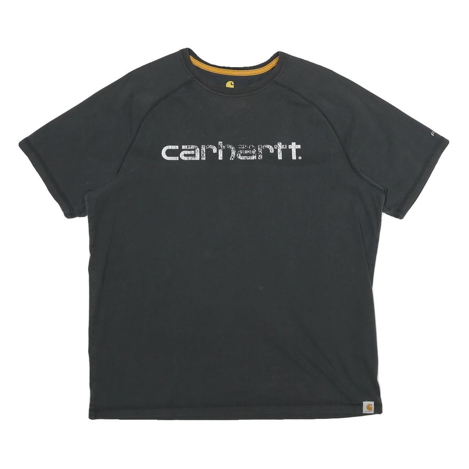 CARHARTT Mens Black Graphic T-Shirt L Short Sleeve Crew Neck Workwear Logo Refurbished - N/A refurbished available on Cerqular