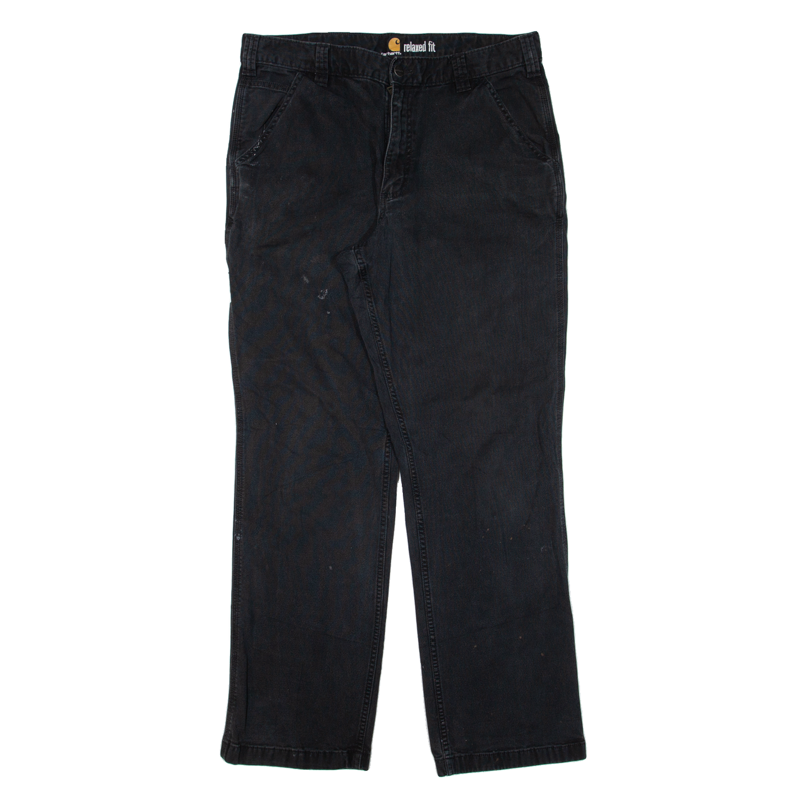 CARHARTT Workwear Mens Trousers Black Relaxed Straight W35 L30 Refurbished - N/A refurbished available on Cerqular