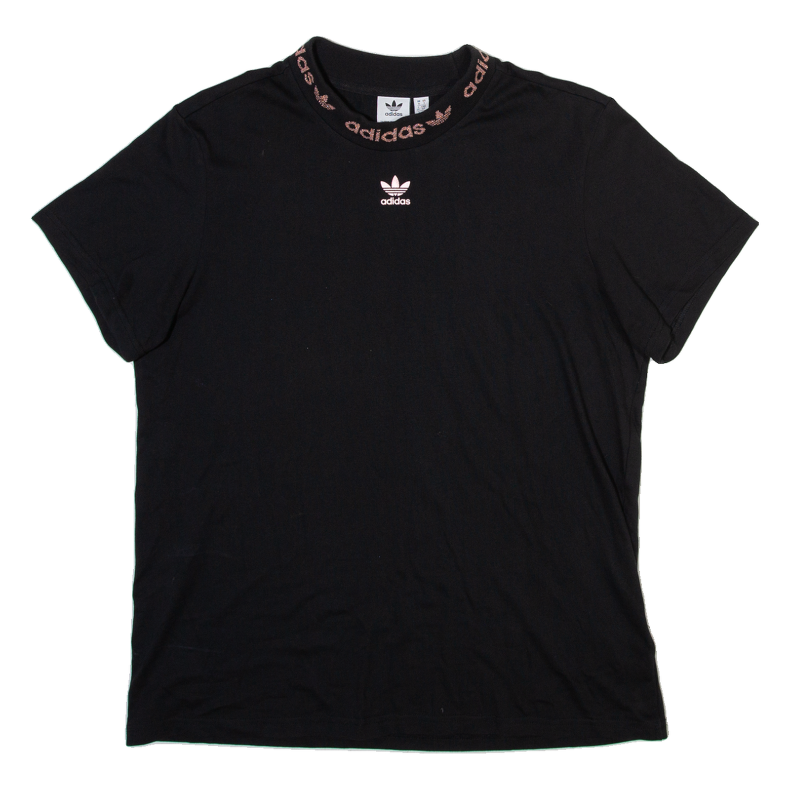 Buy ADIDAS ORIGINALS Womens T-Shirt Black High Neck UK 10 Refurbished - $15.59 ADIDAS ORIGINALS Womens T-Shirt Black High Neck UK 10 Refurbished - N/A refurbished available on Cerqular
