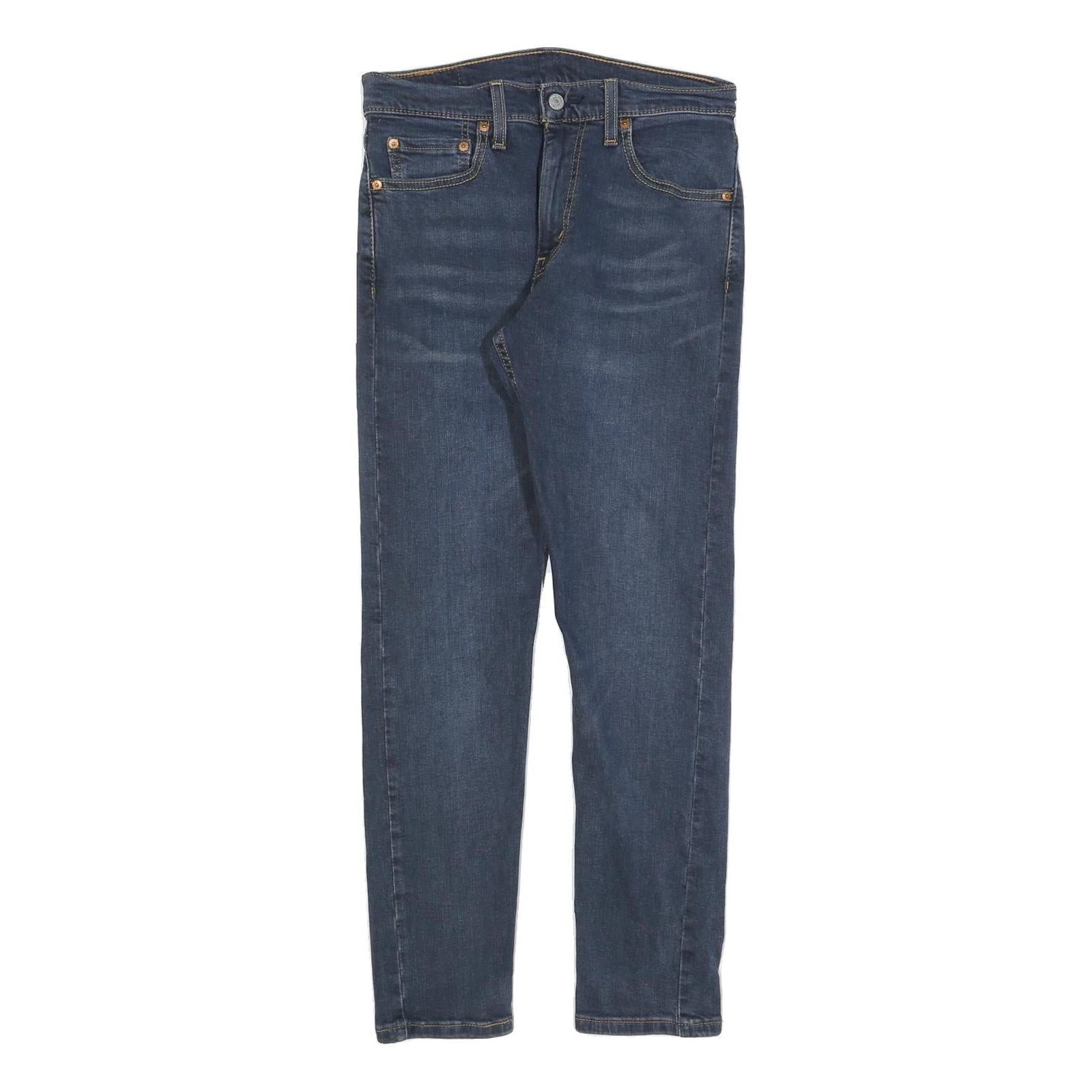 LEVI'S 512 Tapered Mens Jeans Blue Slim Tapered Denim Medium W30 L30 Stylish Refurbished - N/A refurbished available on Cerqular