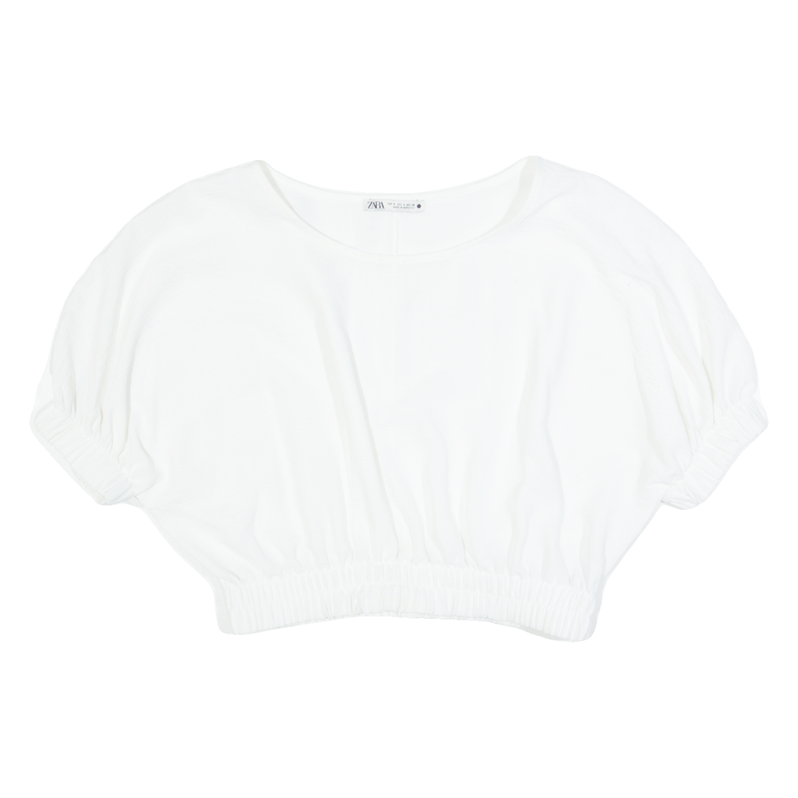 ZARA Womens Cropped Top White S Refurbished - N/A refurbished available on Cerqular