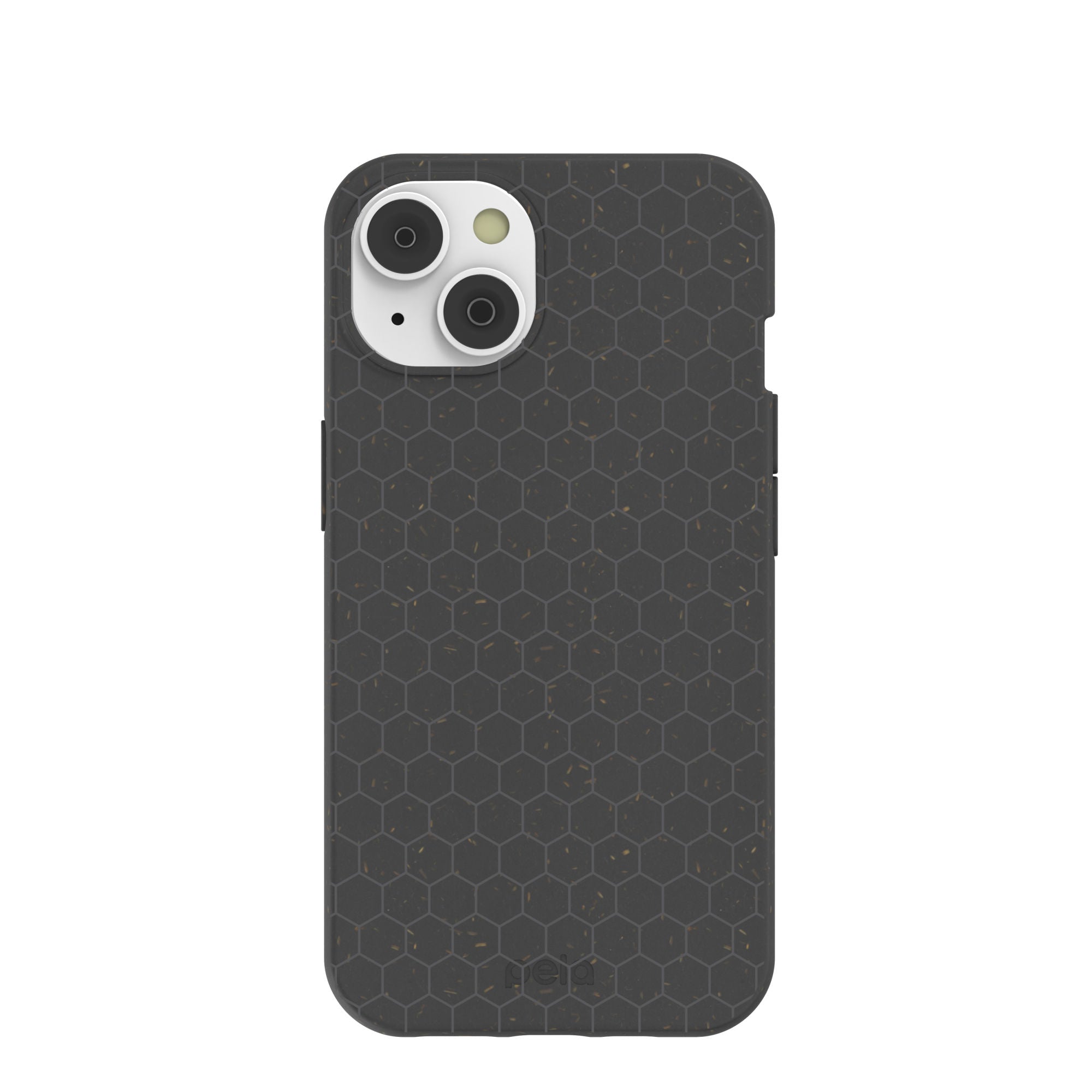 Black Hexclad iPhone 14/16e Case Refurbished - Pela Case refurbished available on Cerqular