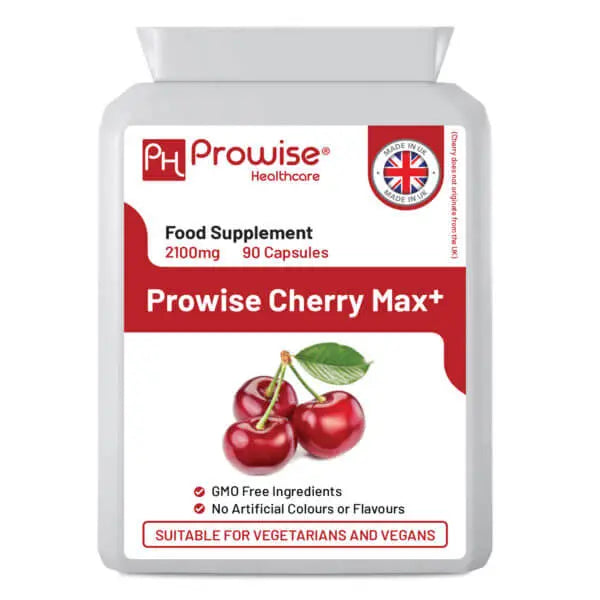 Buy Cherry Max+ 2100mg Montmorency Cherry Added with Black Cherry I 90 Vegan Capsules High Strength I Made in The UK Refurbished - $24.73 Cherry Max+ 2100mg Montmorency Cherry Added with Black Cherry I 90 Vegan Capsules High Strength I Made in The UK Refurbished - Prowise Healthcare refurbished available on Cerqular
