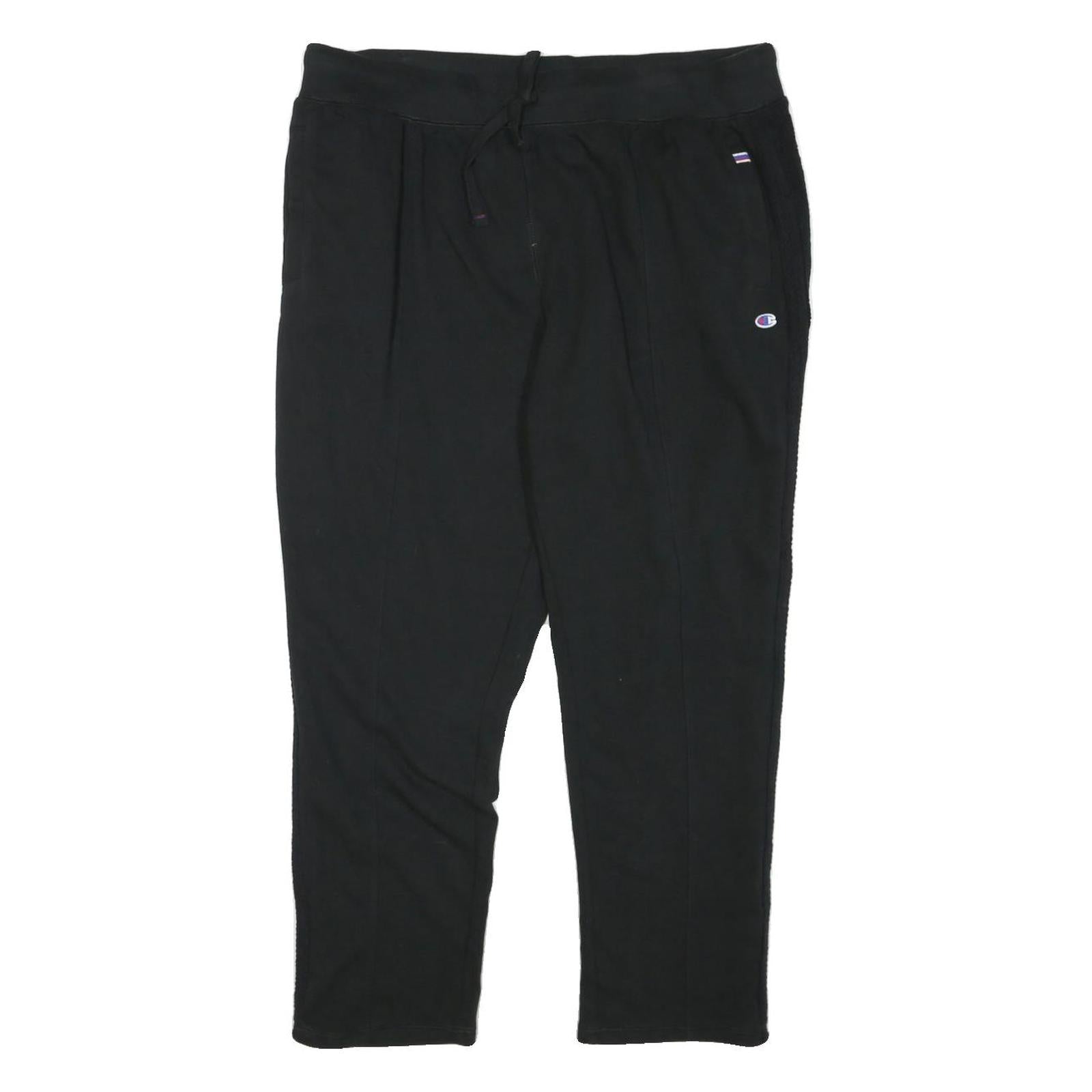 CHAMPION Womens Joggers Black XL W36 L26 Slim Tapered Cotton Blend Sportswear Refurbished - N/A refurbished available on Cerqular
