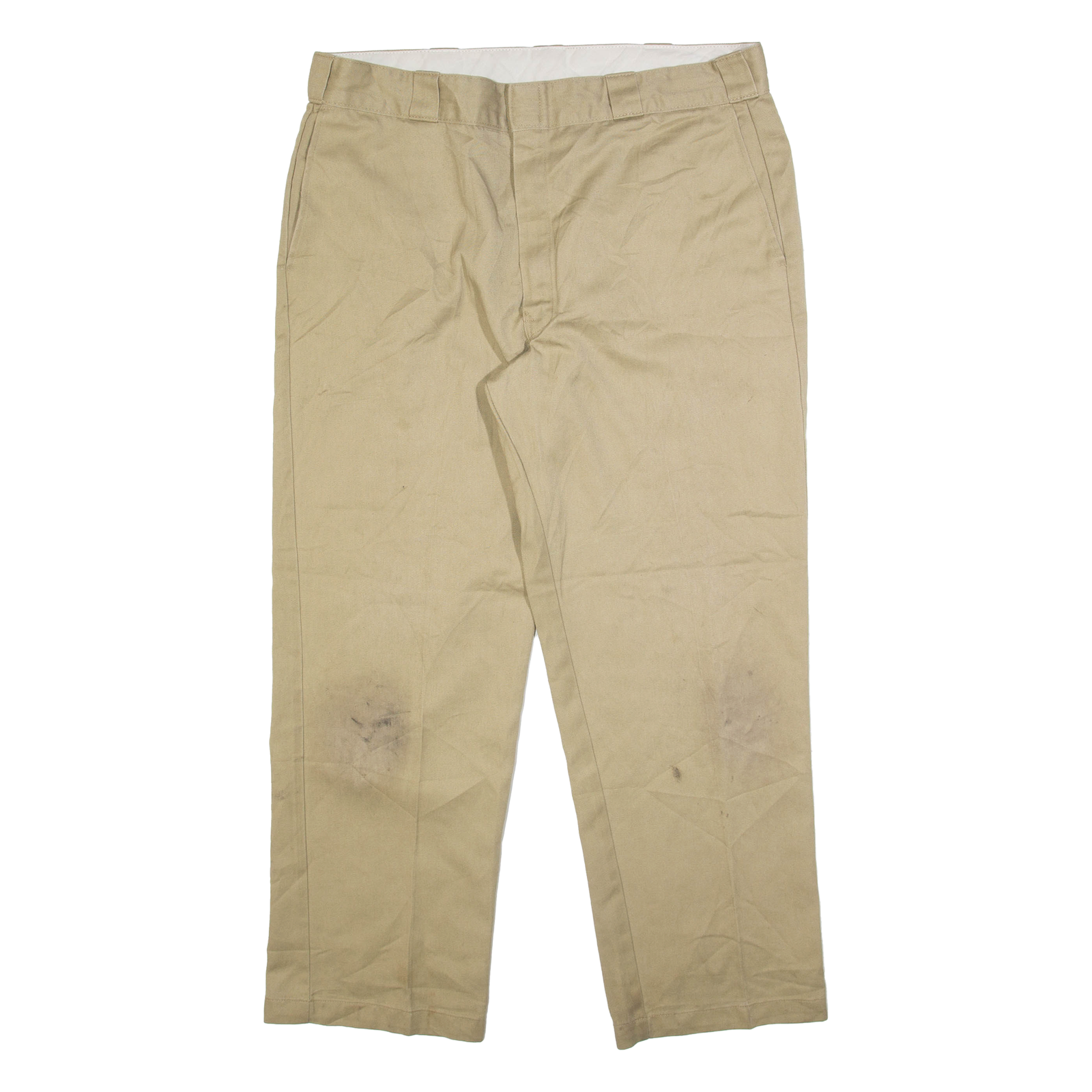 DICKIES Mens Trousers Beige Regular Straight W38 L28 Refurbished - N/A refurbished available on Cerqular