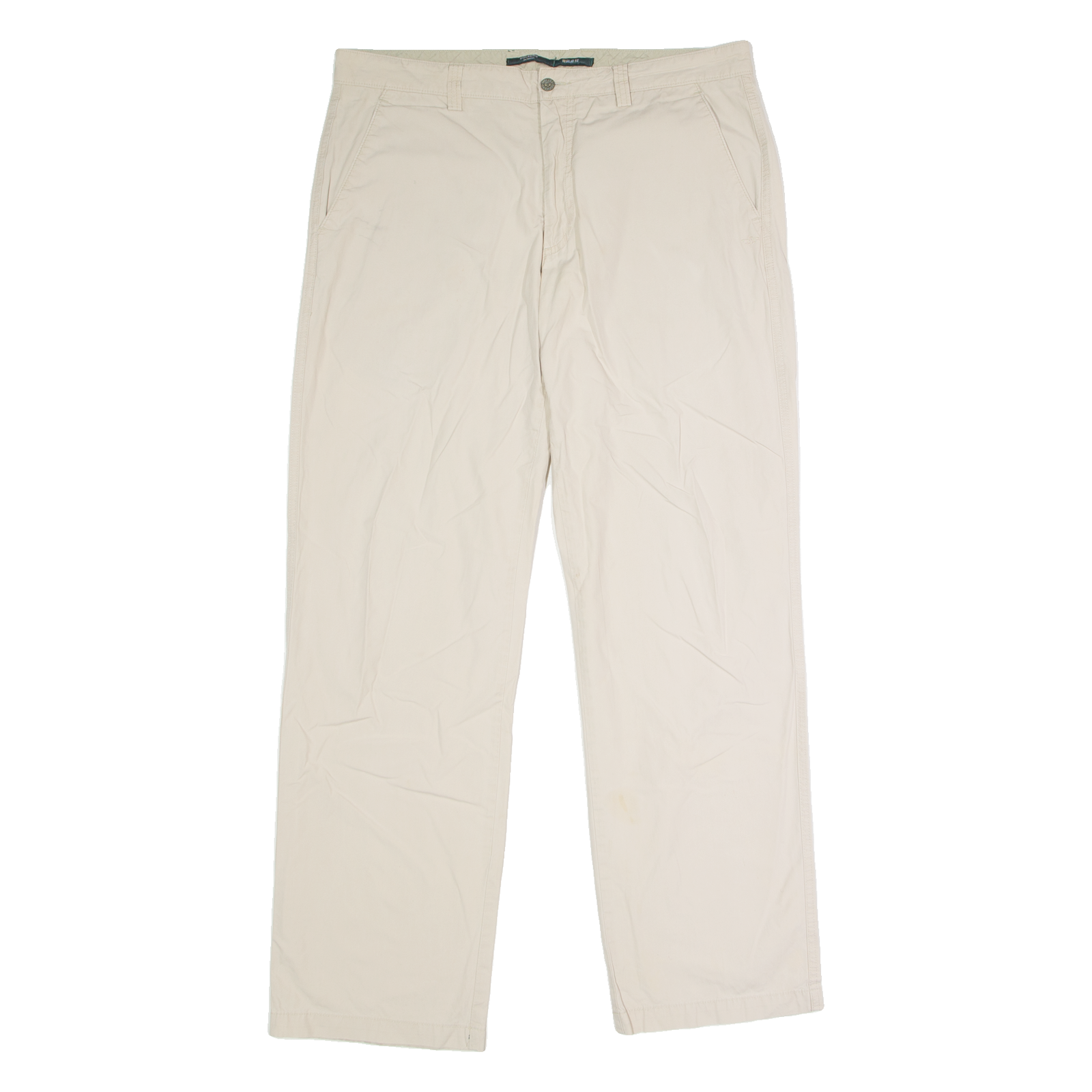 DOCKERS Chino Mens Trousers Beige Regular Straight W36 L34 Refurbished - N/A refurbished available on Cerqular