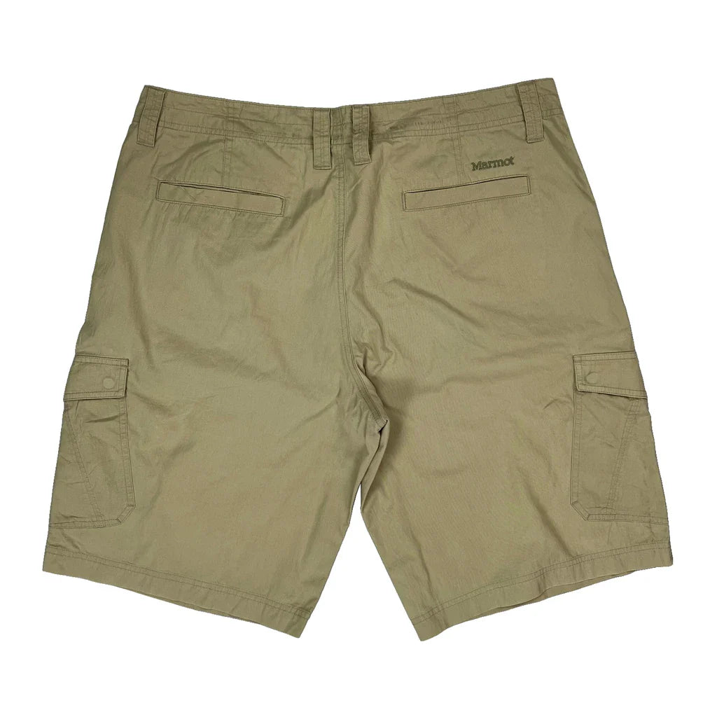 Marmot Cargo Shorts - 38W 10L Beige Cotton Refurbished - Thrifted (note: this is a term often used to describe second- refurbished available on Cerqular