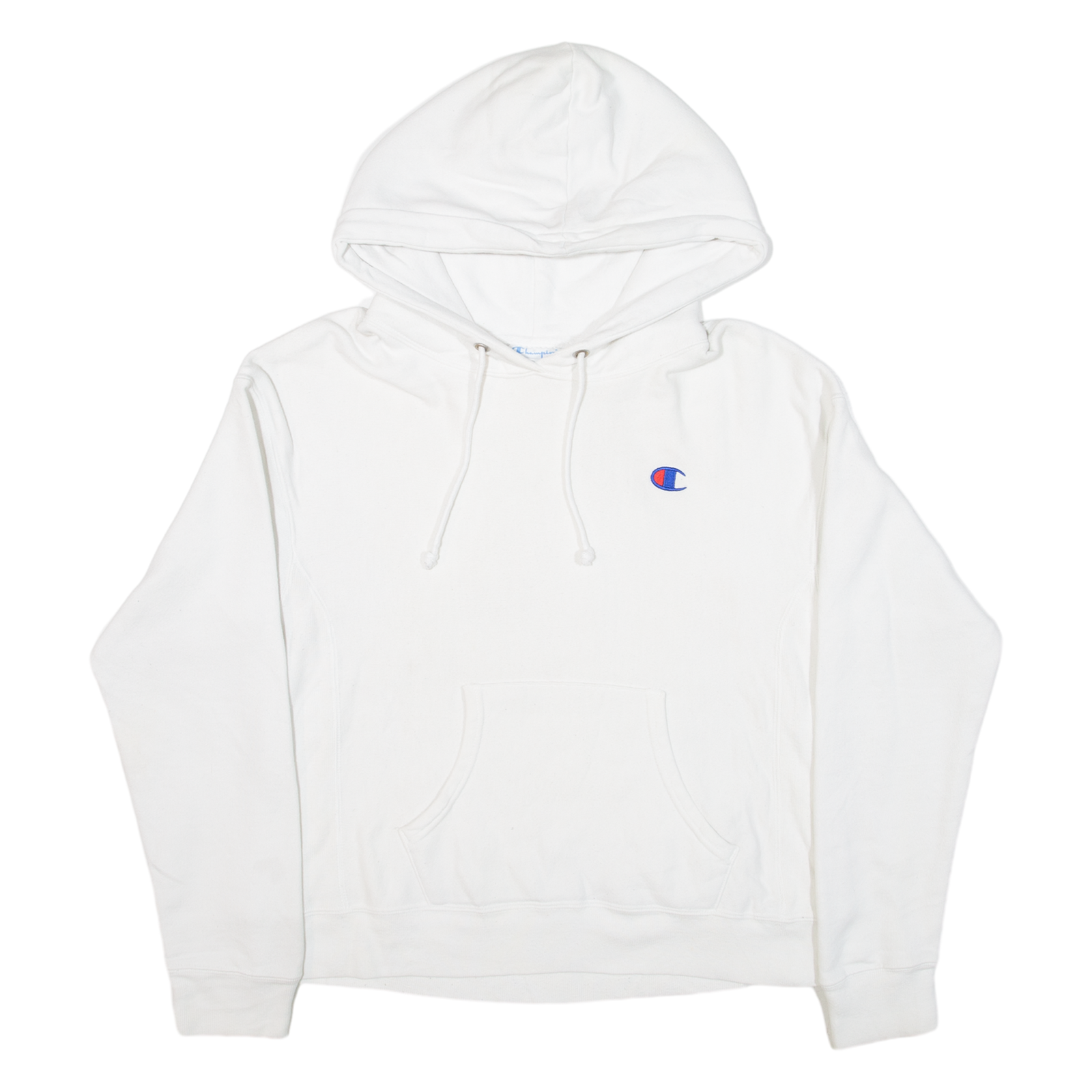 CHAMPION REVERSE WEAVE Womens White Hoodie S Refurbished - N/A refurbished available on Cerqular