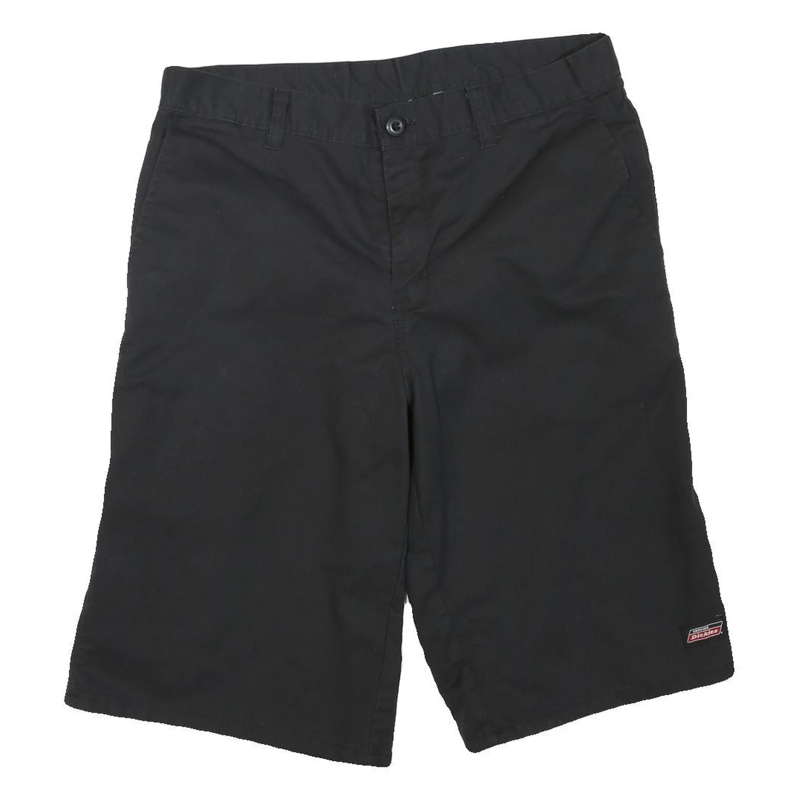 DICKIES Mens Black Casual Shorts M W32 Workwear Cotton Blend Refurbished - N/A refurbished available on Cerqular