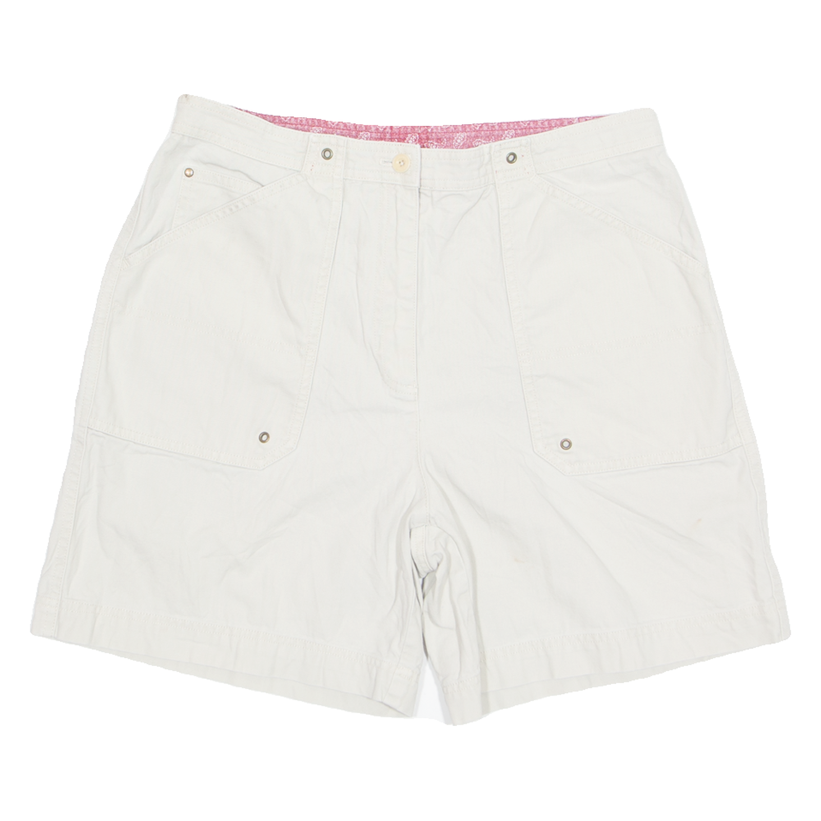 LAUREN RALPH LAUREN Womens Utility Shorts Beige 90s M W29 Refurbished - N/A refurbished available on Cerqular