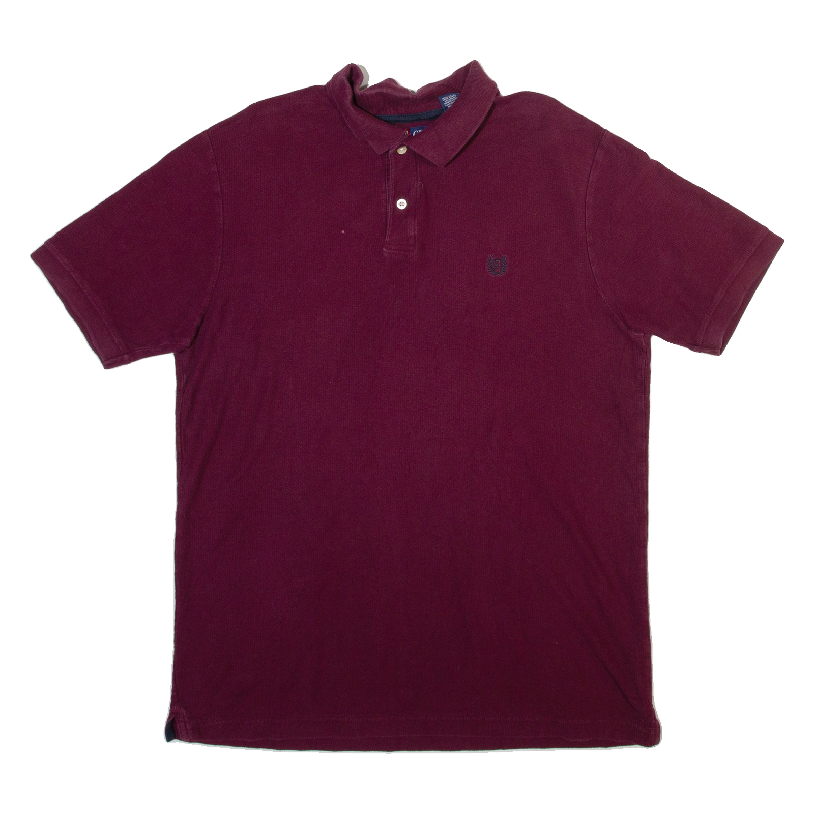 CHAPS Mens Polo Shirt Maroon L Refurbished - N/A refurbished available on Cerqular
