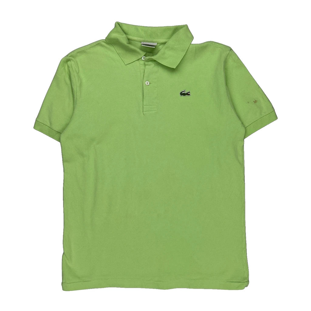 Lacoste Polo Shirt - Large Green Cotton Refurbished - Thrifted (note: this is a term often used to describe second- refurbished available on Cerqular