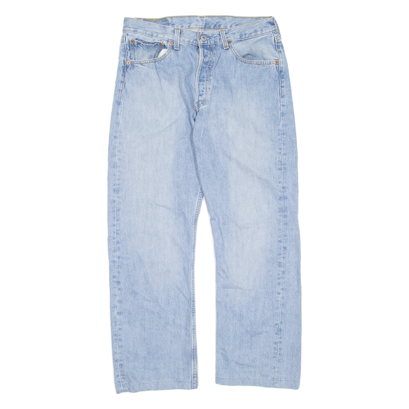 LEVI'S 501 Jeans Mens Blue Regular Straight W32 L25 Refurbished - N/A refurbished available on Cerqular