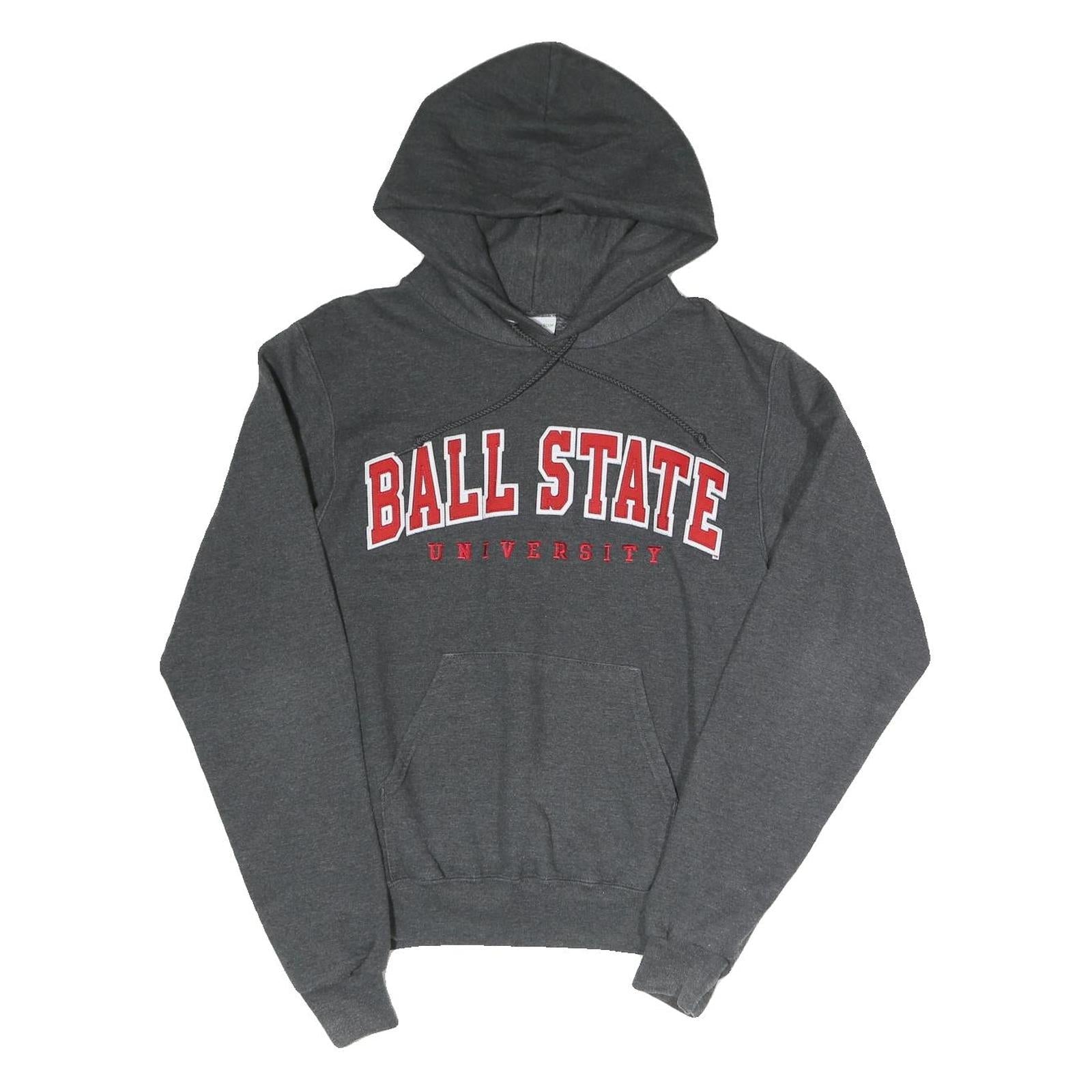 CHAMPION Mens Charcoal Grey Ball State University Hoodie XS Cotton Blend Refurbished - N/A refurbished available on Cerqular