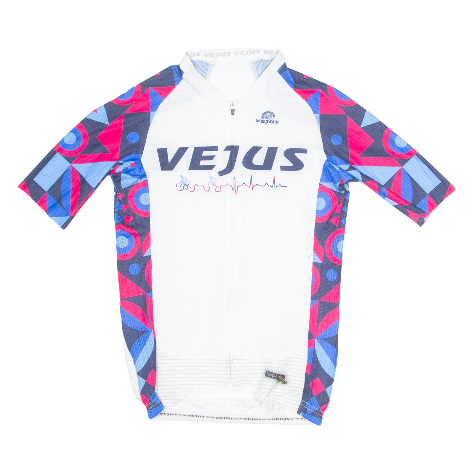 VEJUS Cycling Mens Jersey White 1/4 Zip XS Refurbished - N/A refurbished available on Cerqular