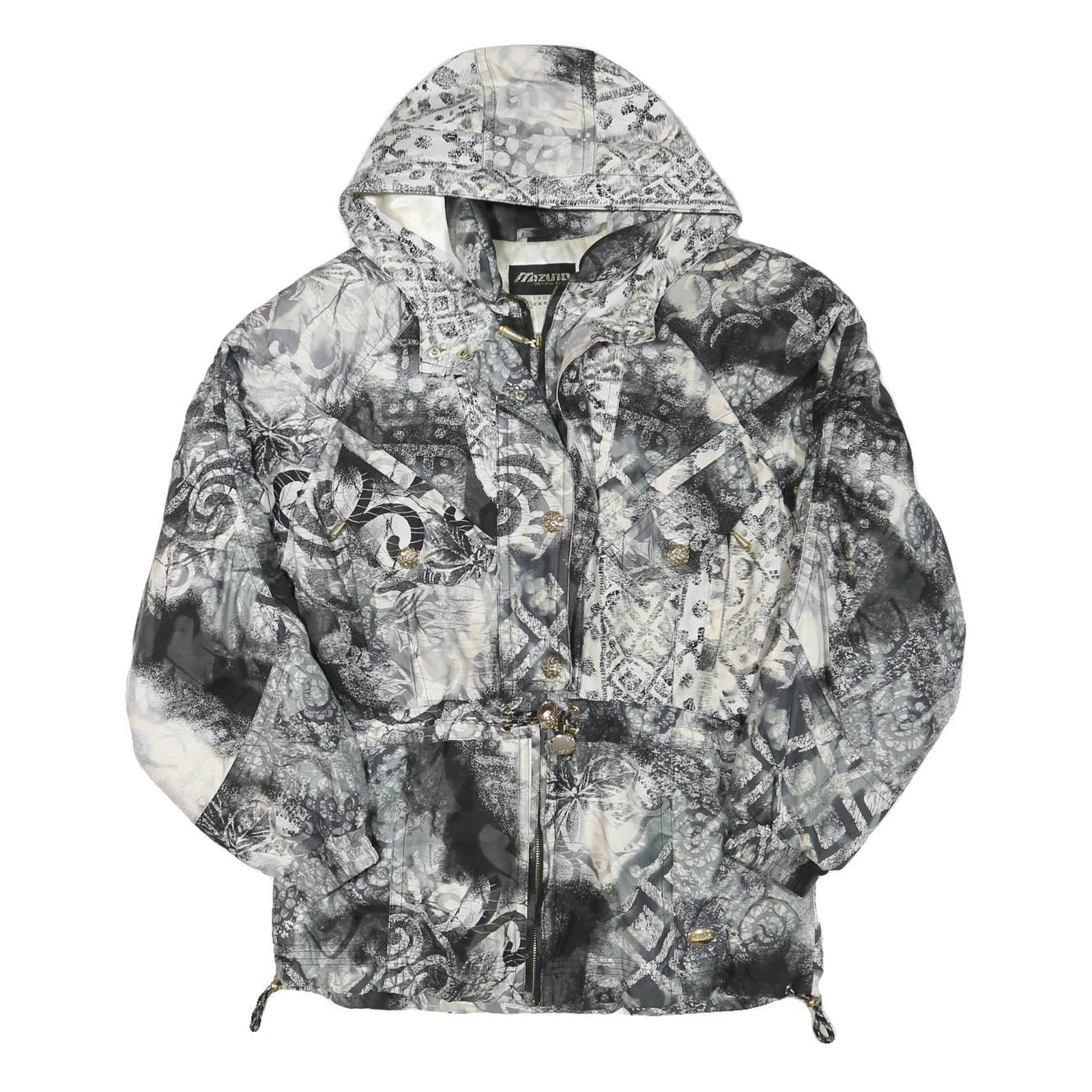 Buy MIZUNO Womens Black & White Printed Zip Jacket L Polyester Blend Casual Refurbished - $37.69 MIZUNO Womens Black & White Printed Zip Jacket L Polyester Blend Casual Refurbished - N/A refurbished available on Cerqular