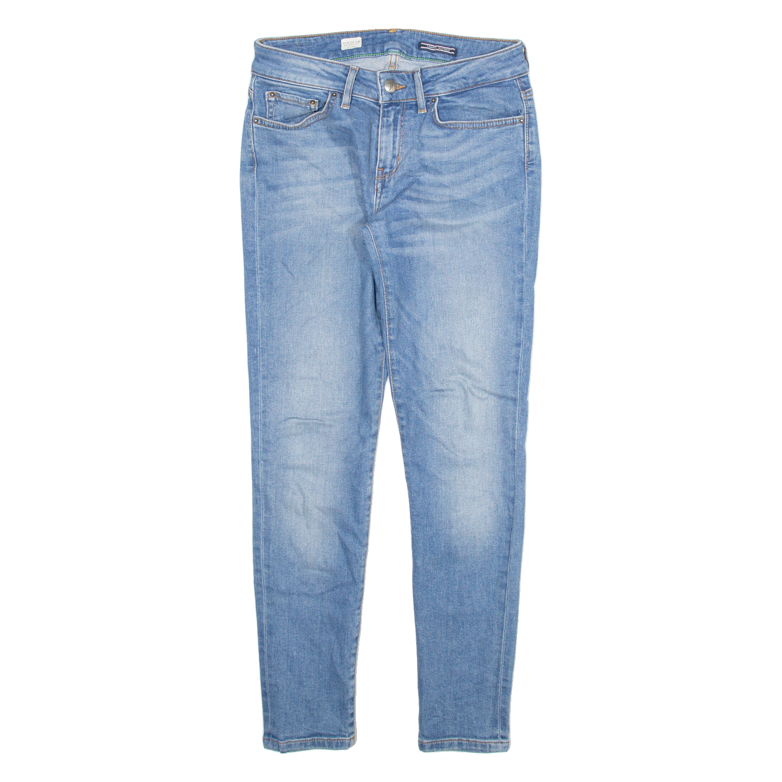 TOMMY HILFIGER Womens Jeans Blue Slim Skinny Stone Wash W27 L27 Refurbished - N/A refurbished available on Cerqular