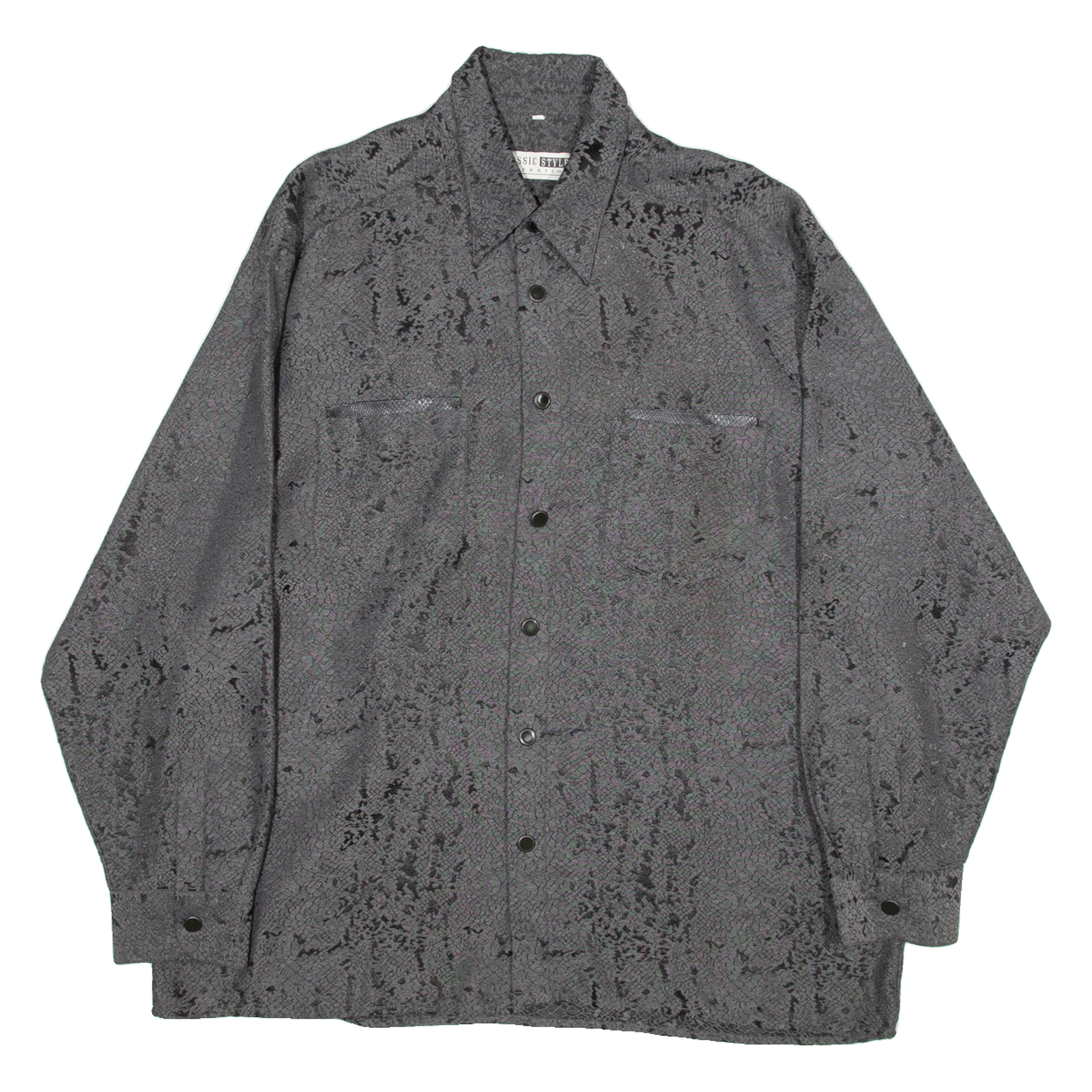 CLASSIC STYLE Mens Shirt Grey Long Sleeve 2XL Refurbished - N/A refurbished available on Cerqular