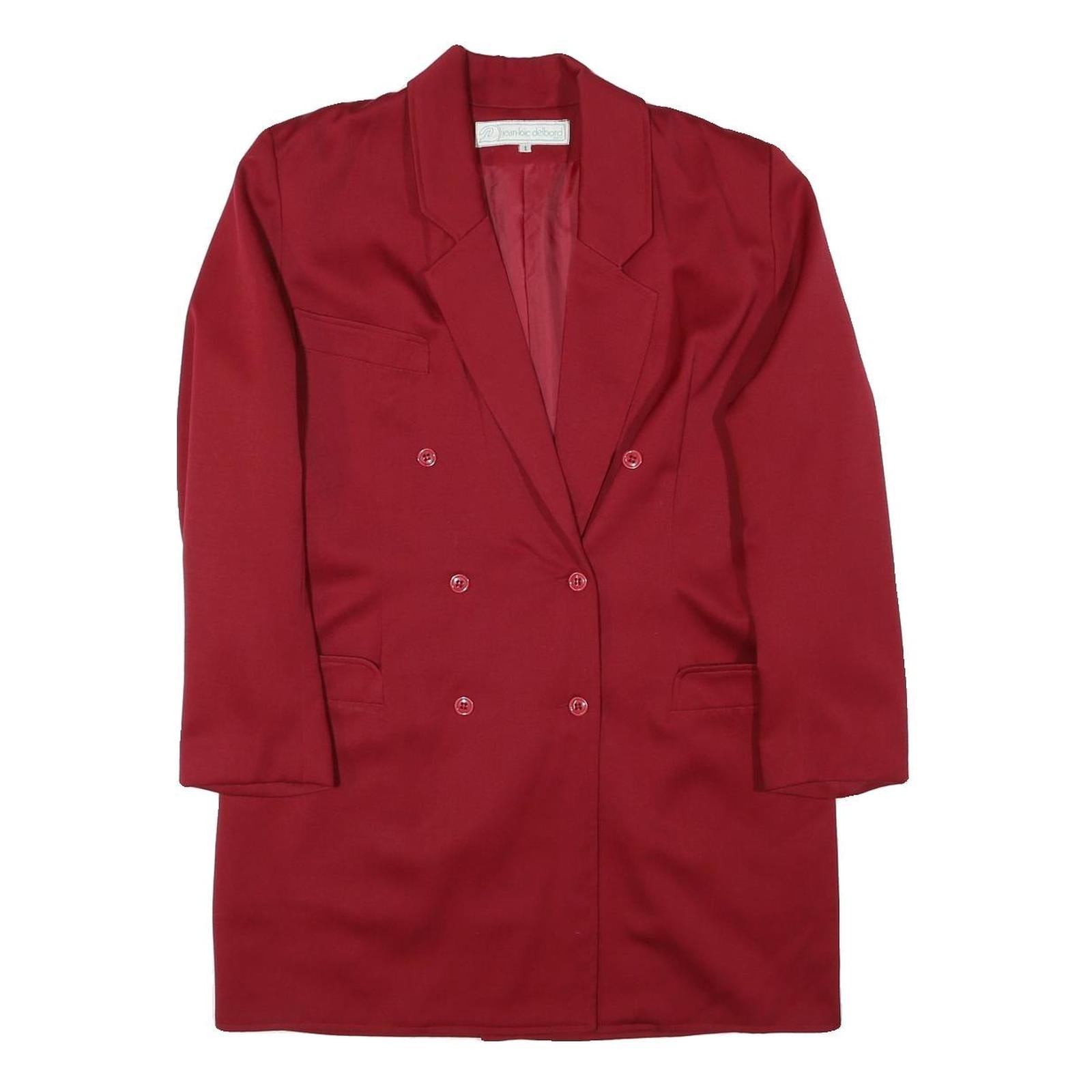Buy JEAN-LOIC DELBORD Womens Red Wool Double Breasted Jacket L Wool Classic Button Refurbished - $48.09 JEAN-LOIC DELBORD Womens Red Wool Double Breasted Jacket L Wool Classic Button Refurbished - N/A refurbished available on Cerqular