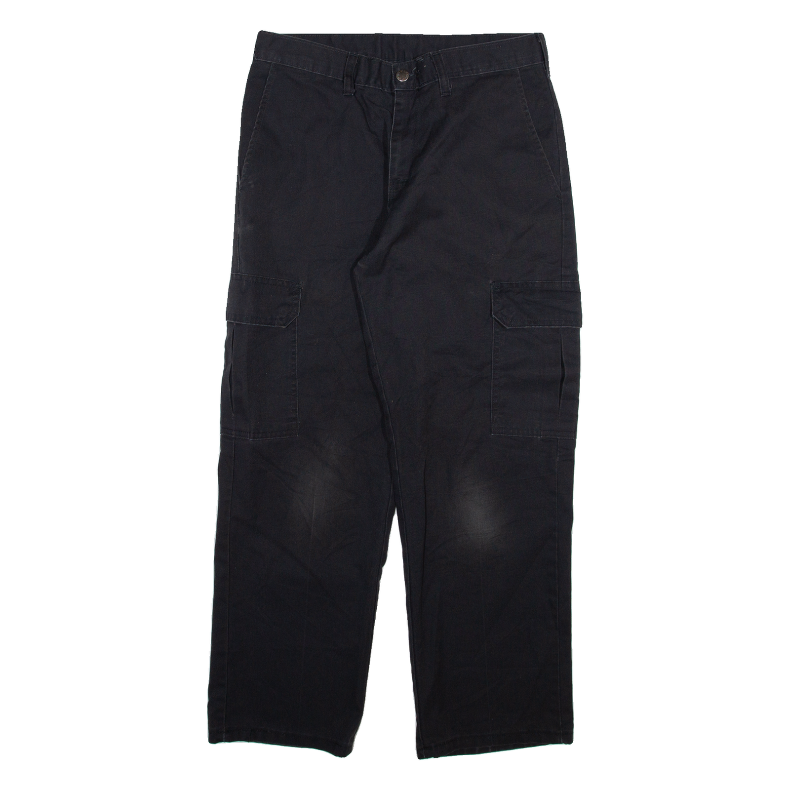 DICKIES Cargo Mens Trousers Black Regular Straight W30 L27 Refurbished - N/A refurbished available on Cerqular
