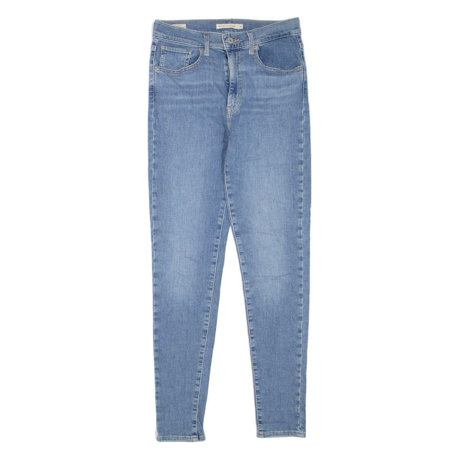 LEVI'S Mile High Womens Jeans Blue Regular Skinny W28 L30 Refurbished - N/A refurbished available on Cerqular