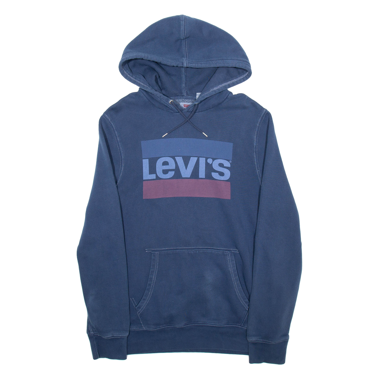 LEVI'S Mens Blue Hoodie S Refurbished - N/A refurbished available on Cerqular